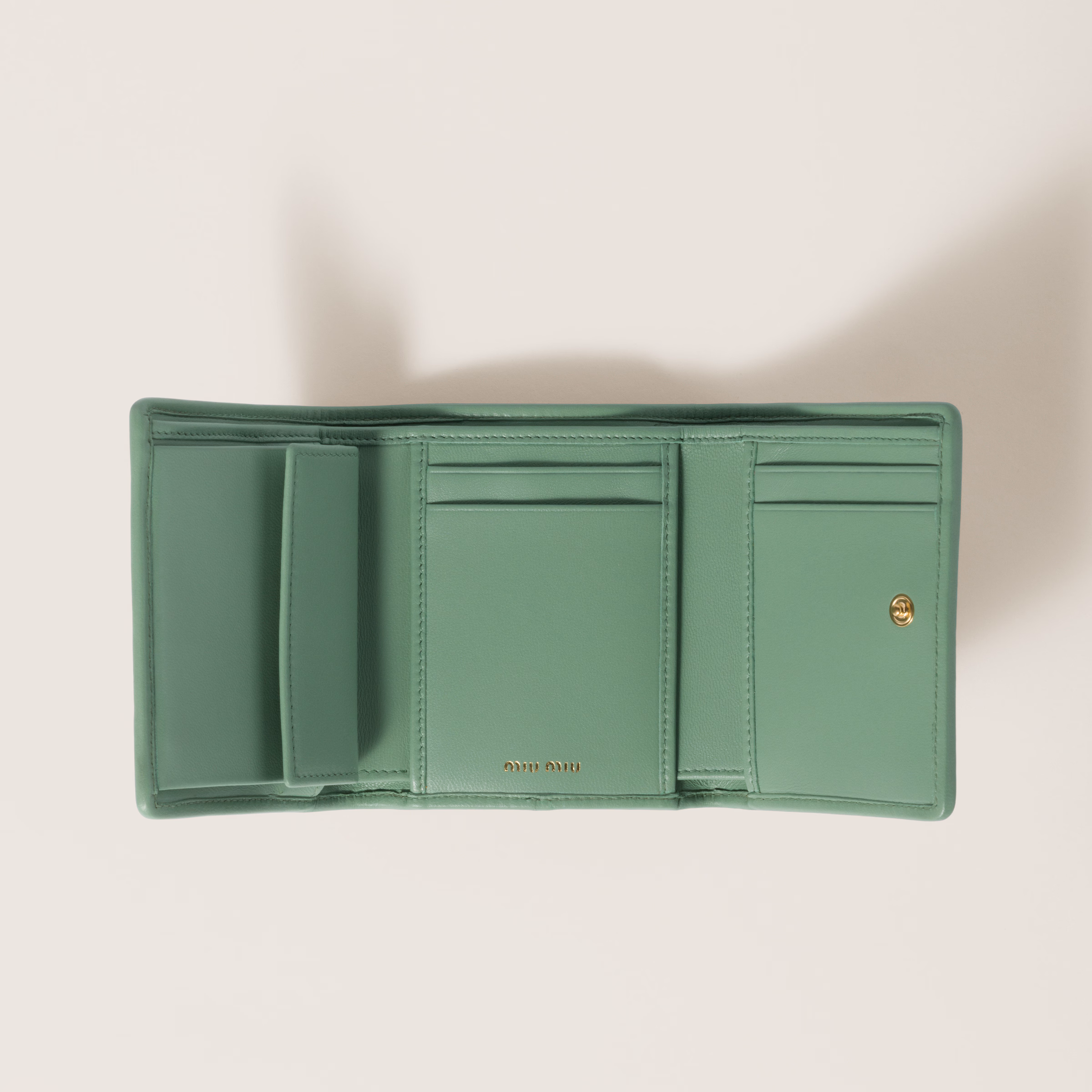 Small Matelassé Nappa Leather Wallet