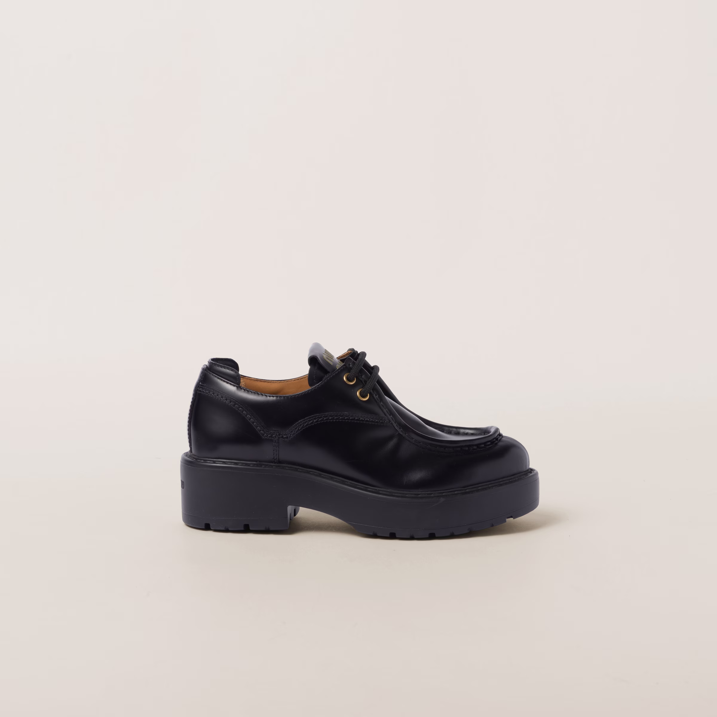 Leather Lace-Up Shoes
