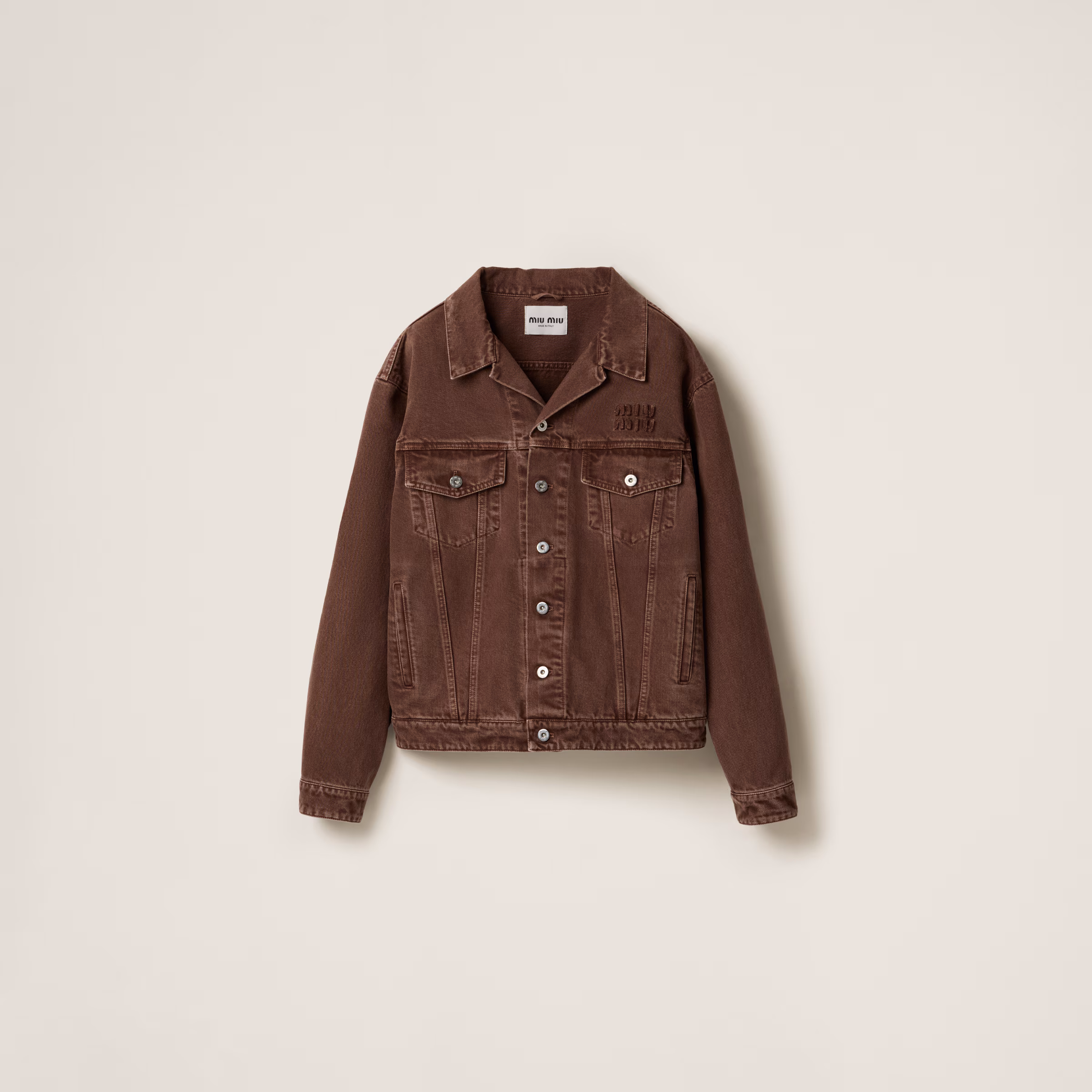 Garment-Dyed Denim Blouson