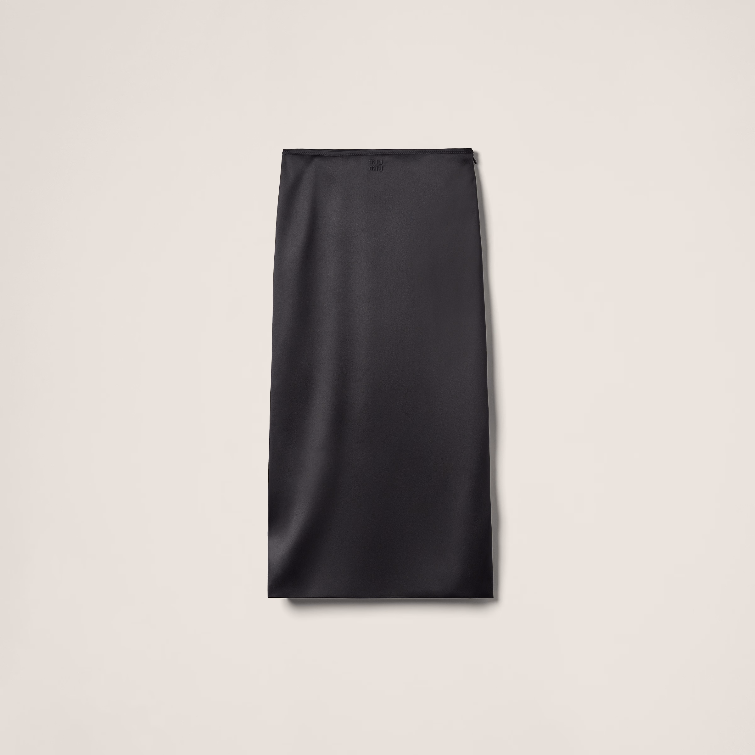 Stretch Satin Skirt