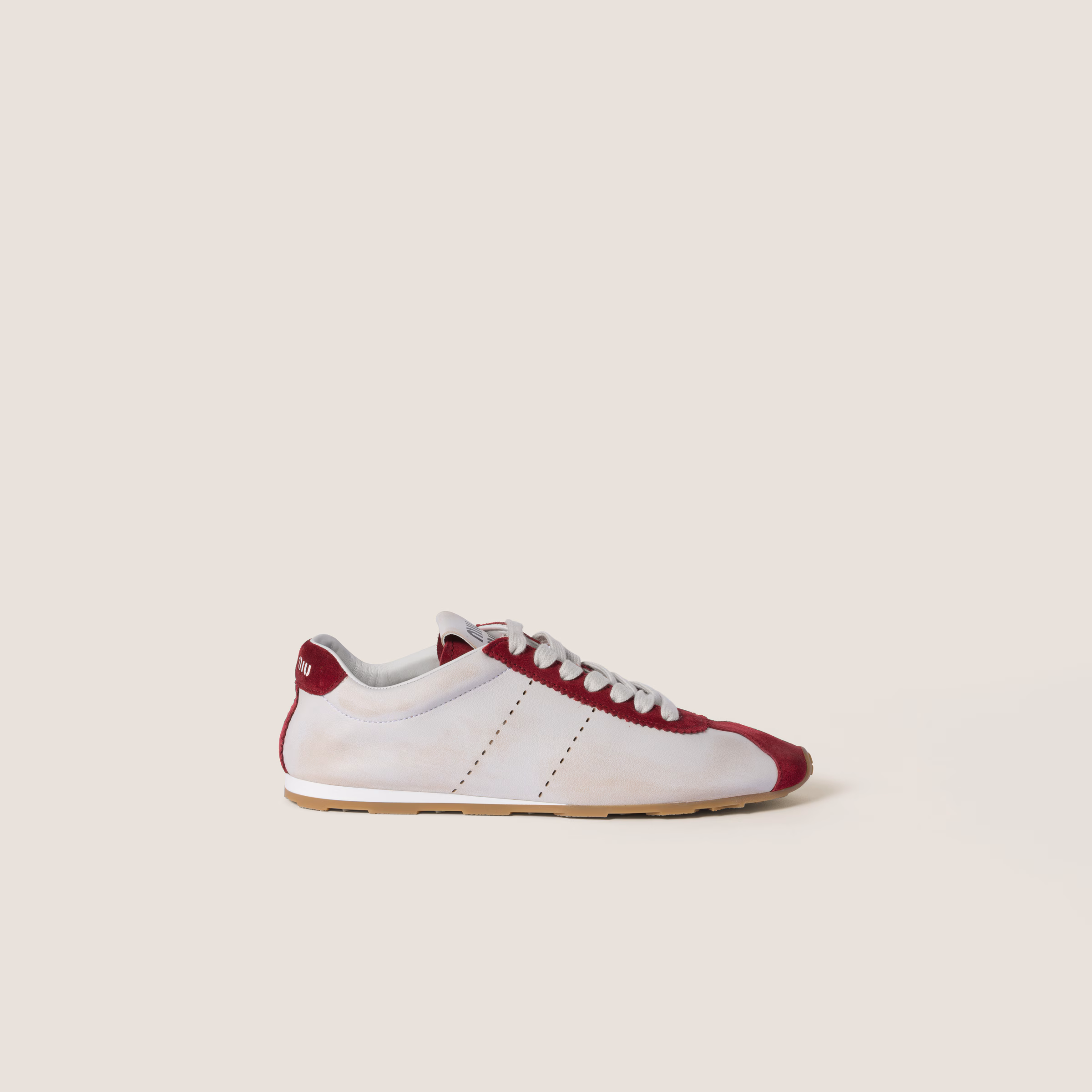 Plume Nappa Leather And Suede Sneakers
