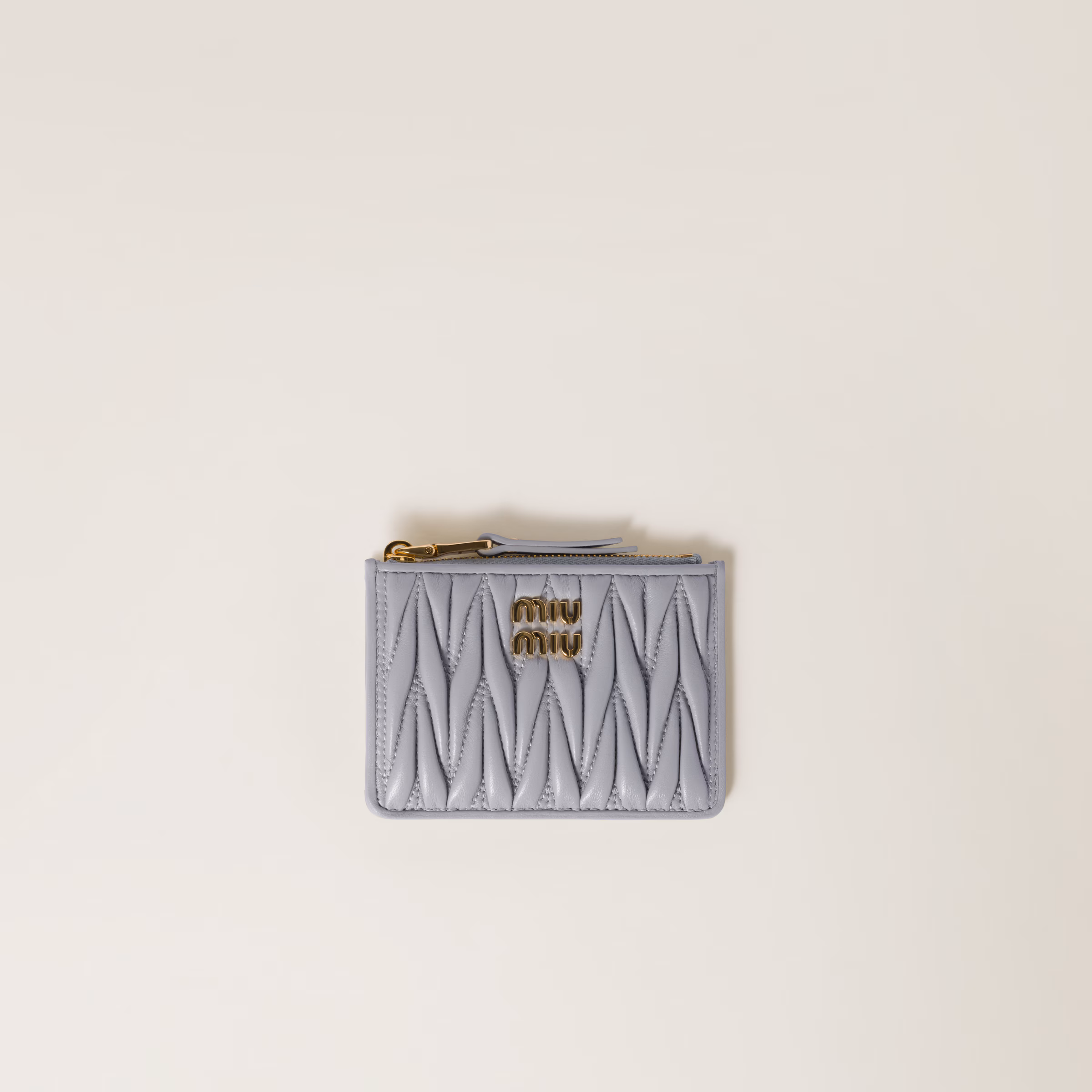 Matelassé Nappa Leather Card Holder