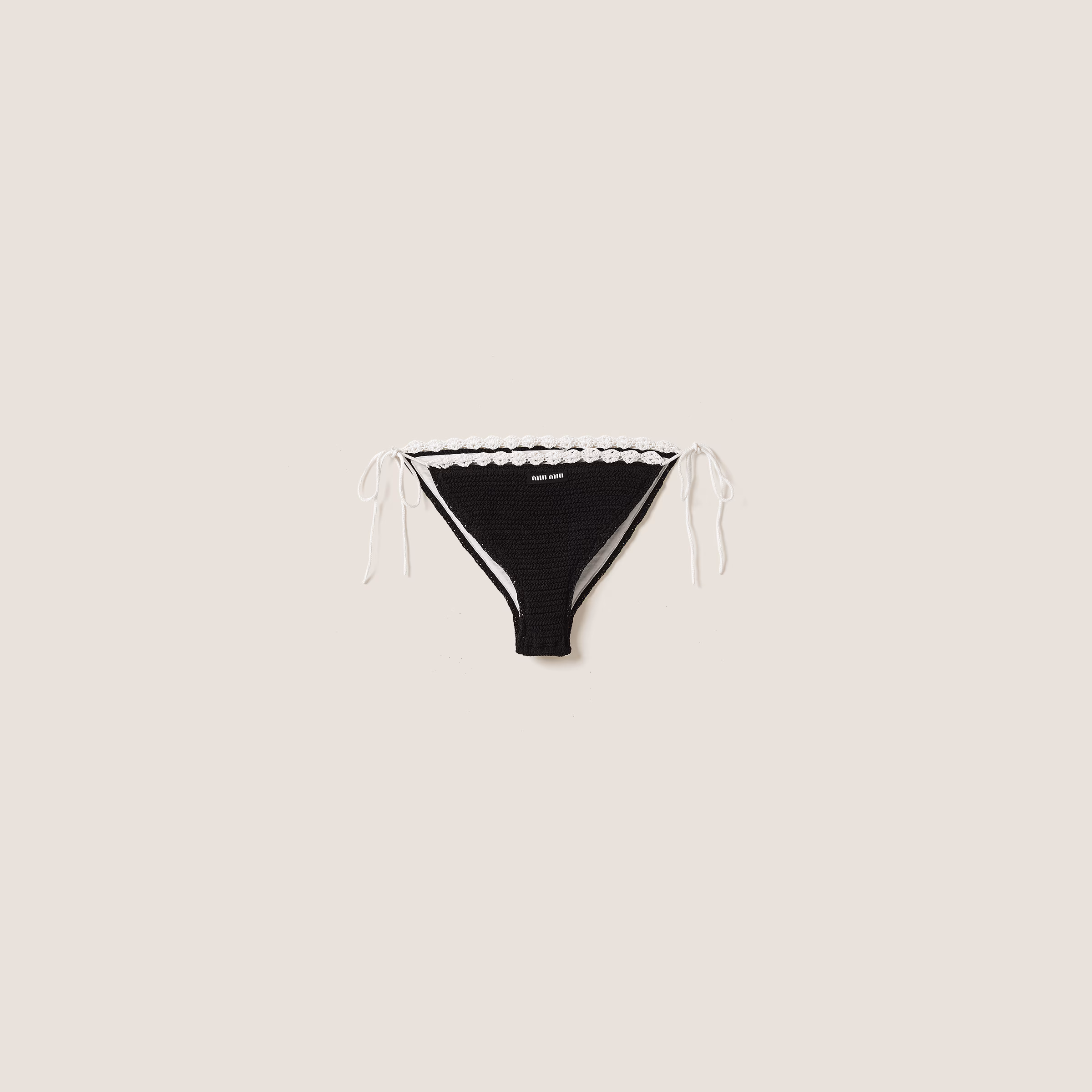 Cotton Bikini Panties With Logo