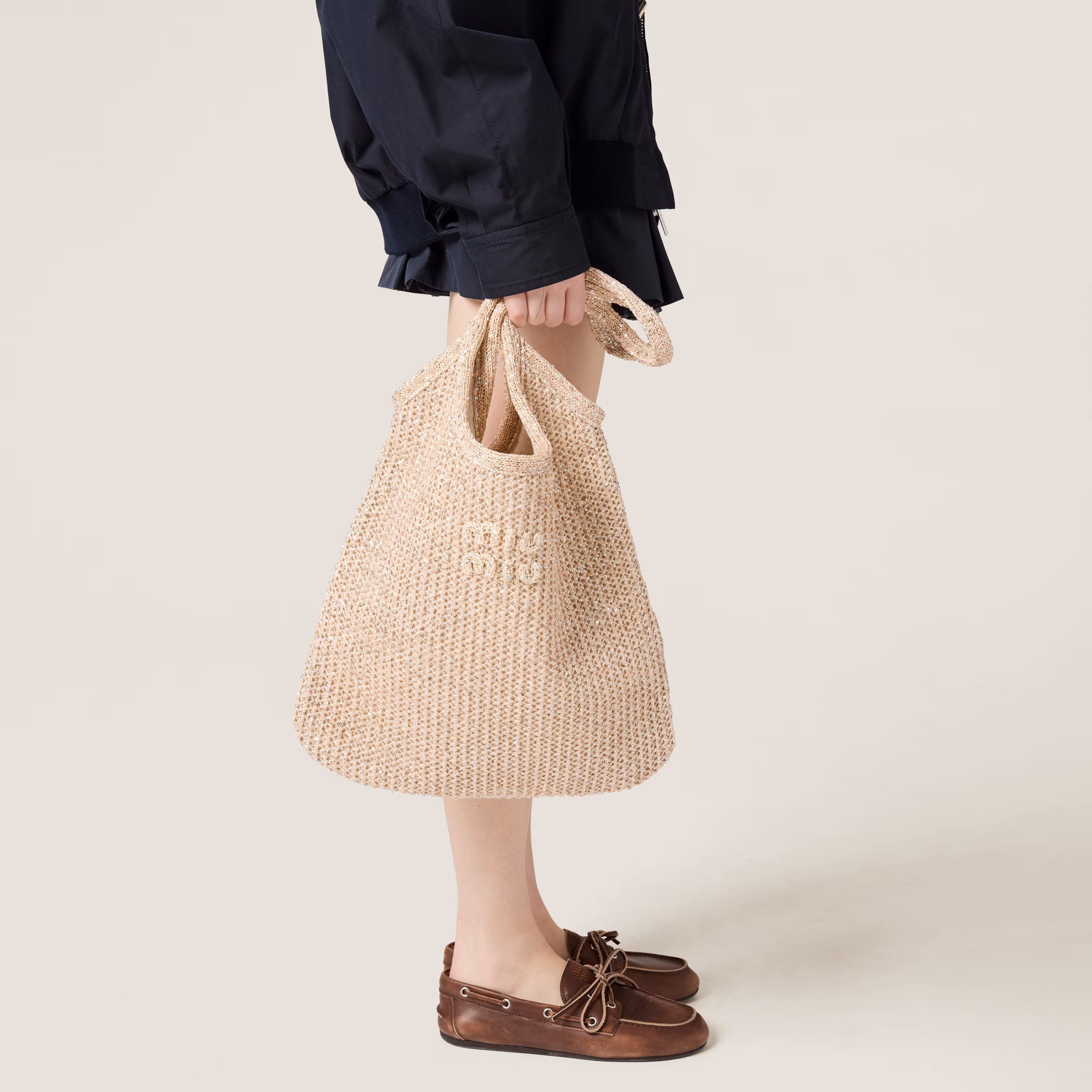 Ivy Sequin Mesh Bag