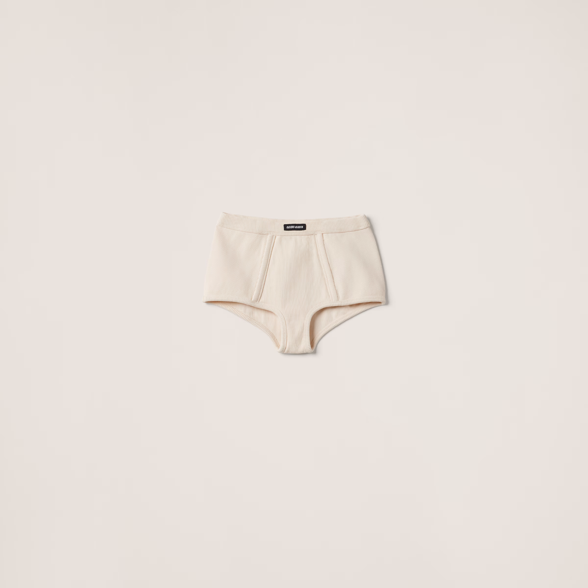 Garment-Dyed Ribbed Boxer Shorts