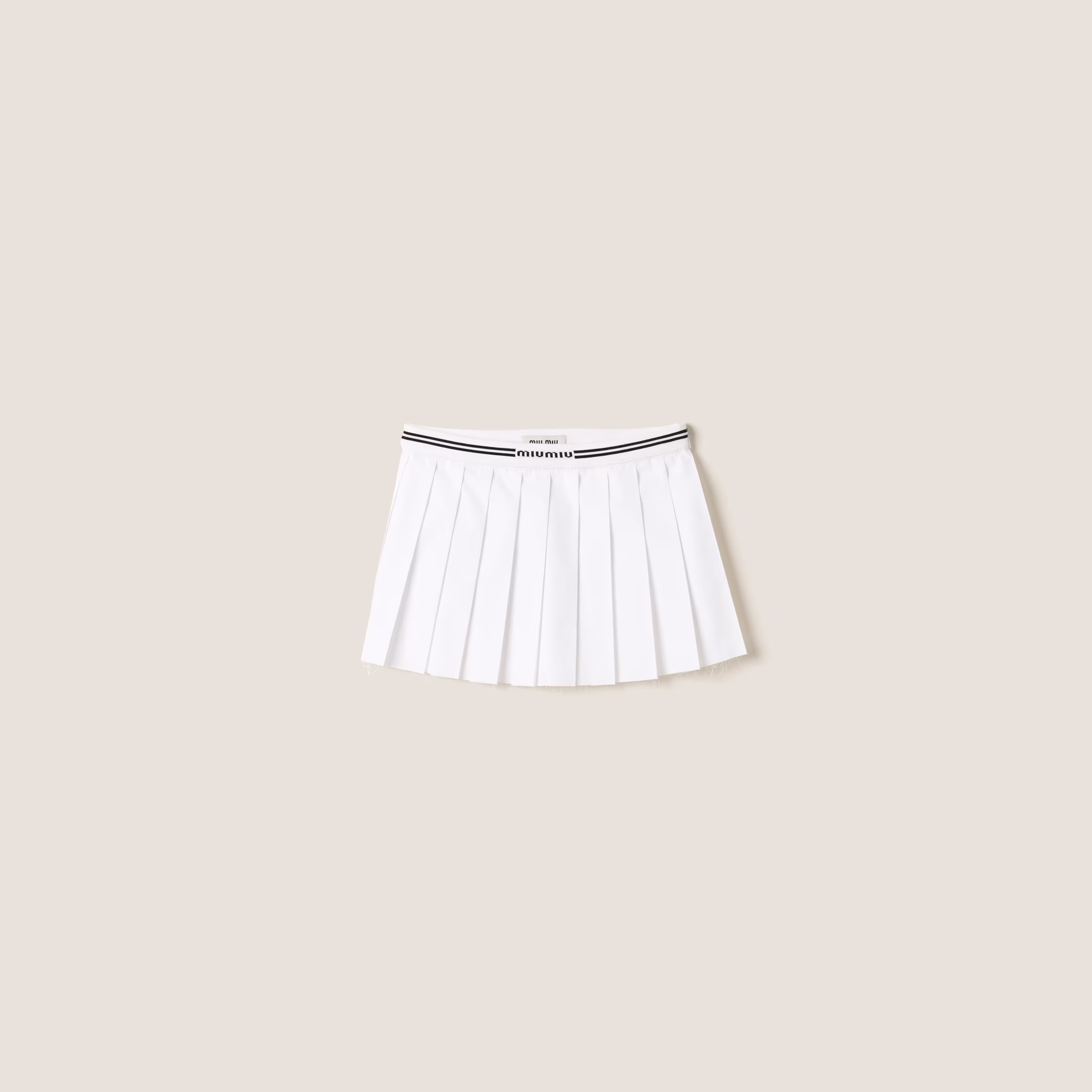 Poplin Miniskirt