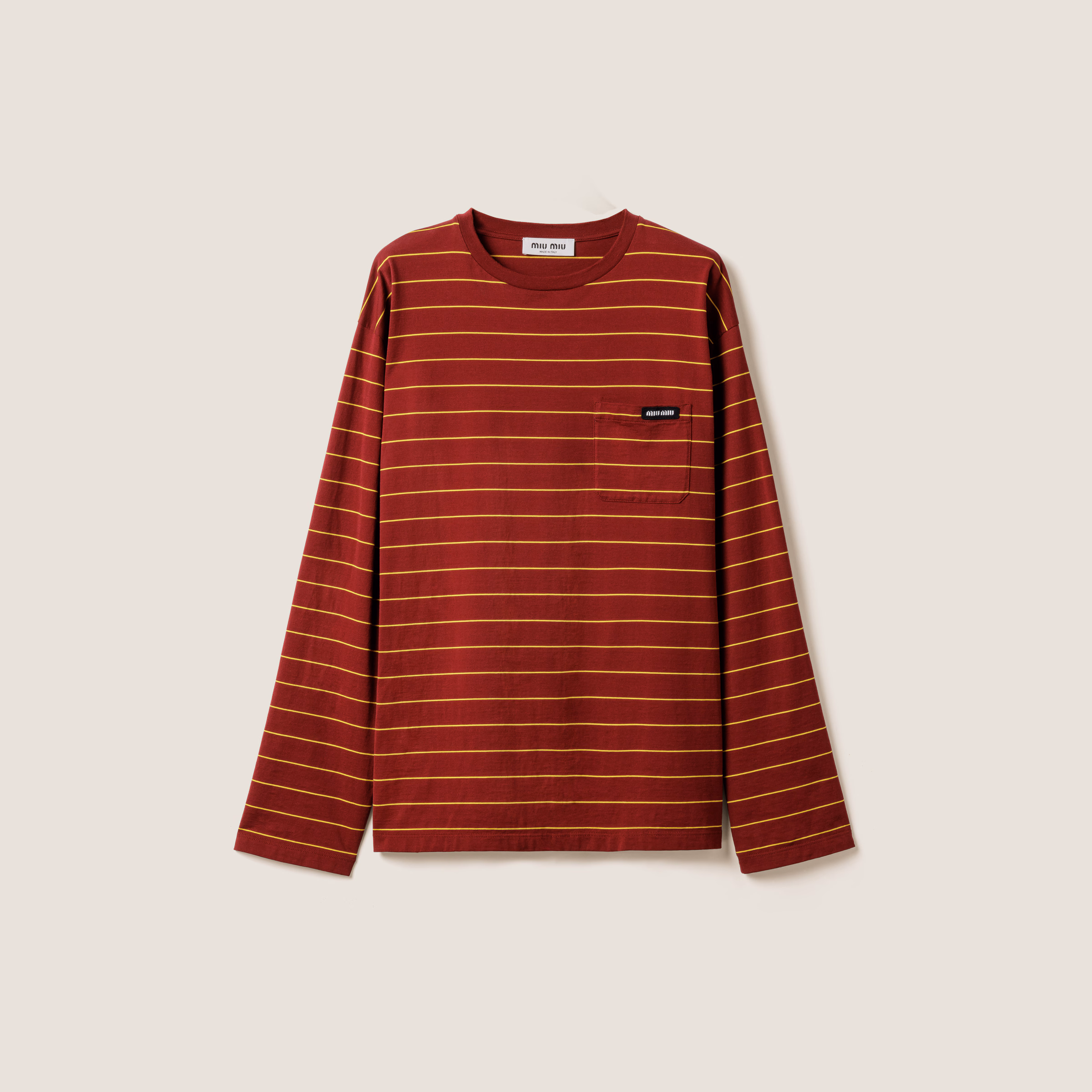 Long-Sleeved Cotton Jersey T-Shirt