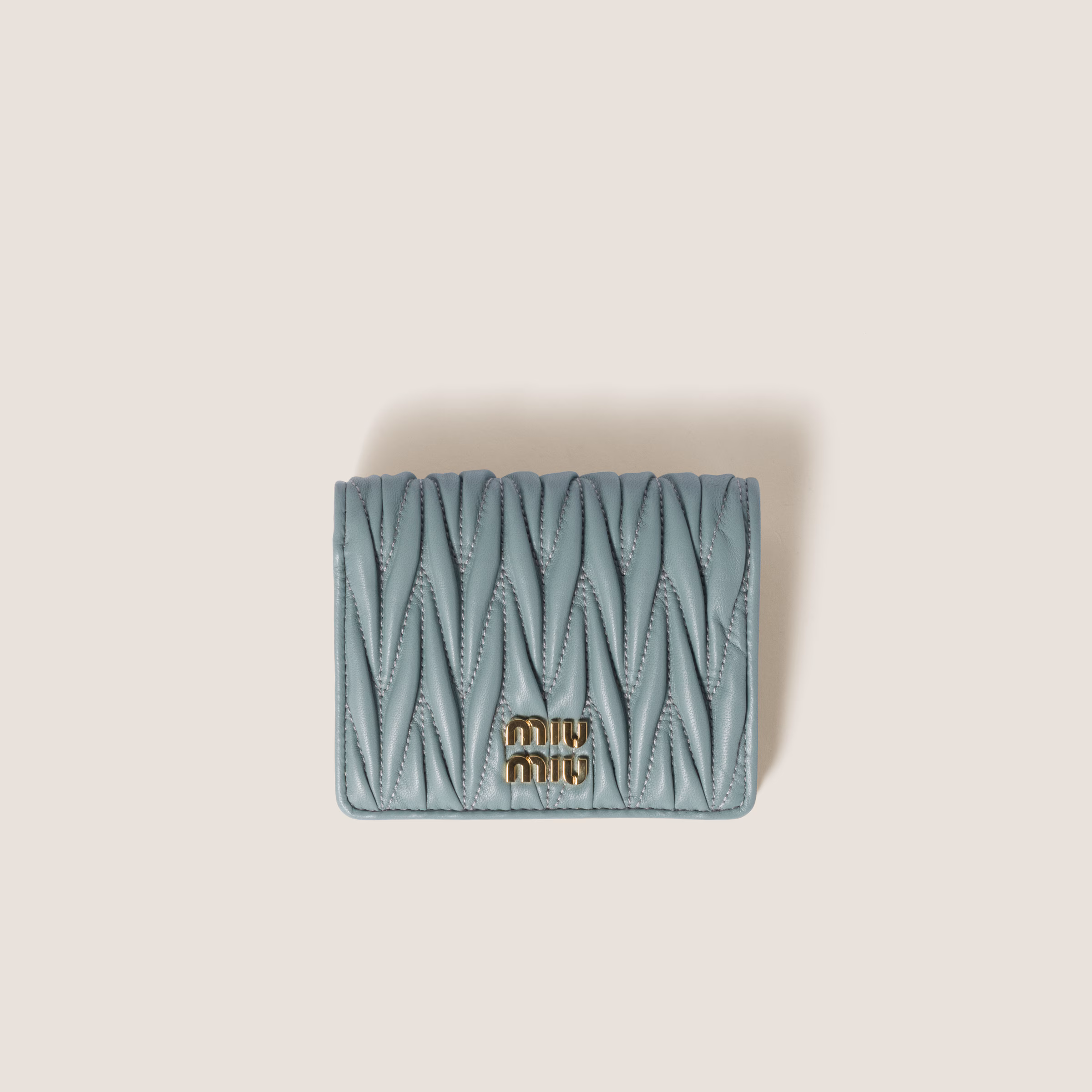 Small Matelassé Nappa Leather Wallet