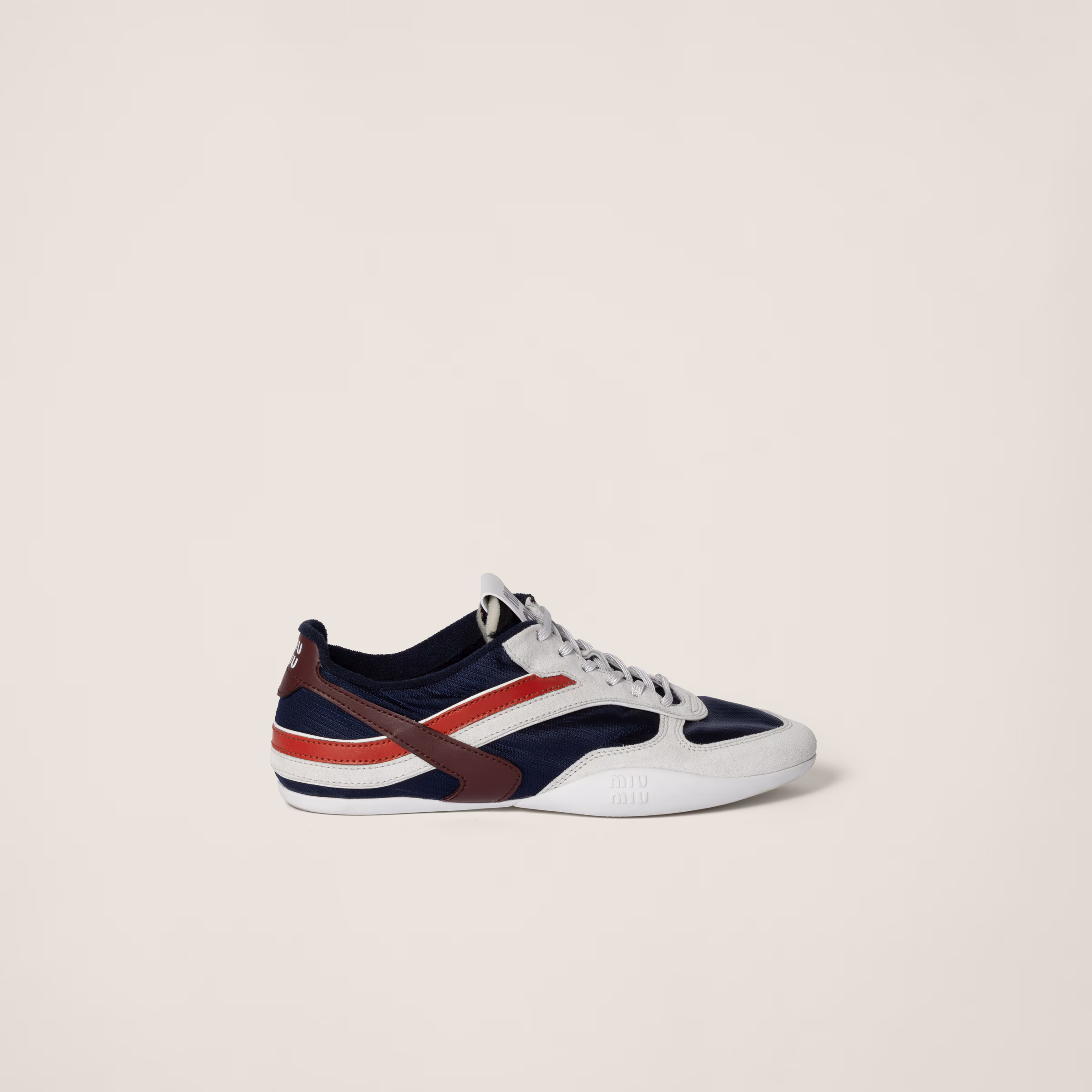 Gymnasium Technical Fabric And Suede Sneakers