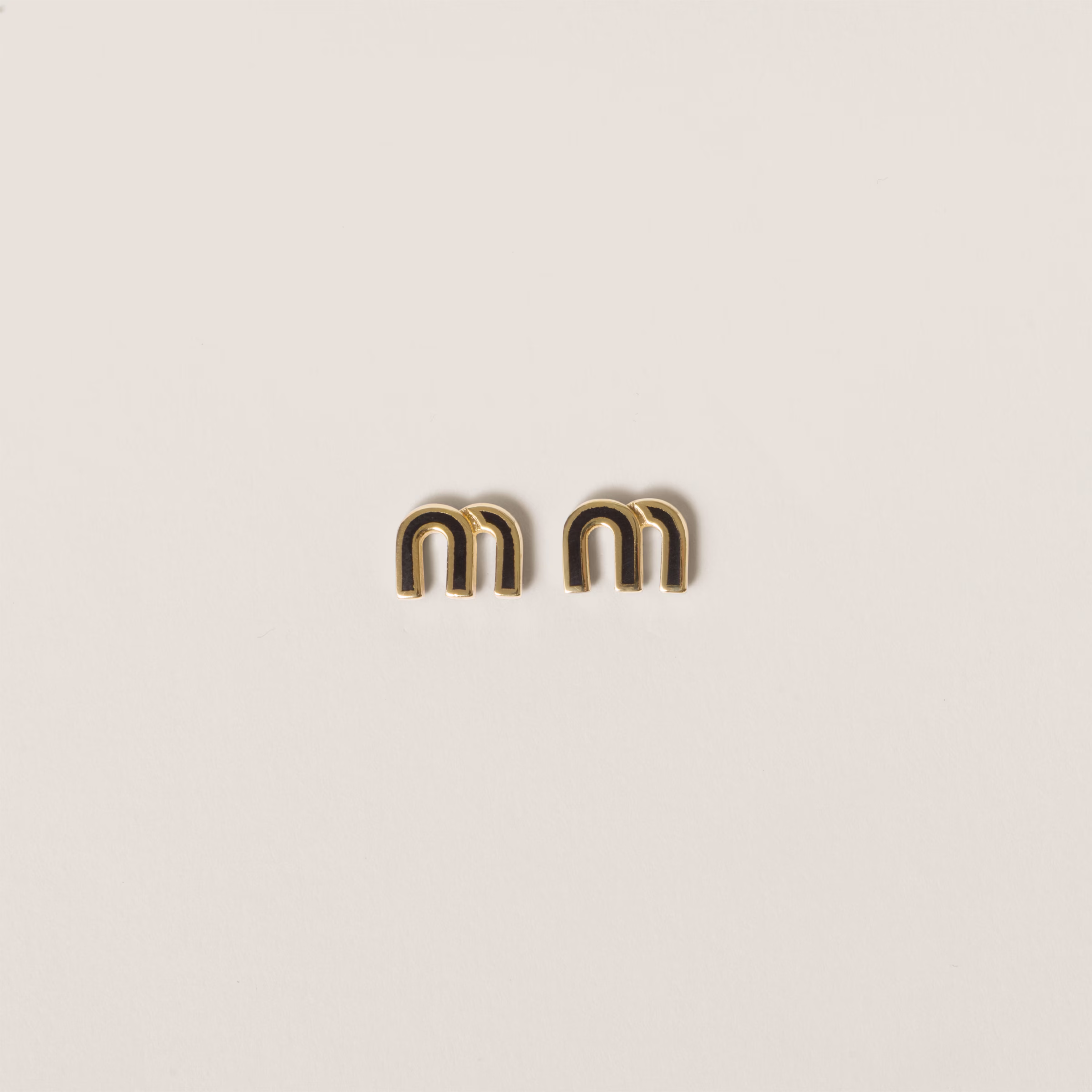 Enameled Metal Earrings