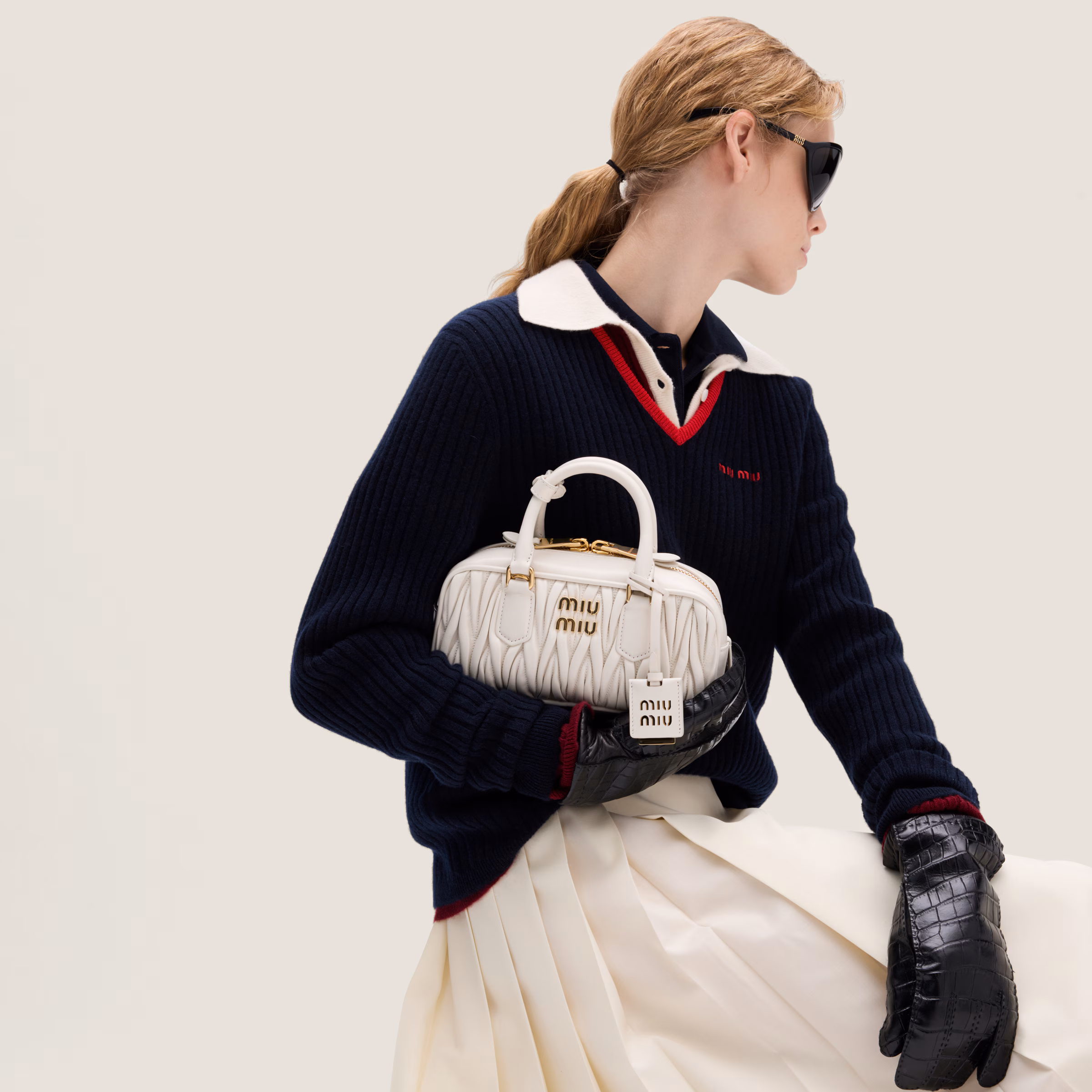 Arcadie Matelassé Nappa Leather Bag