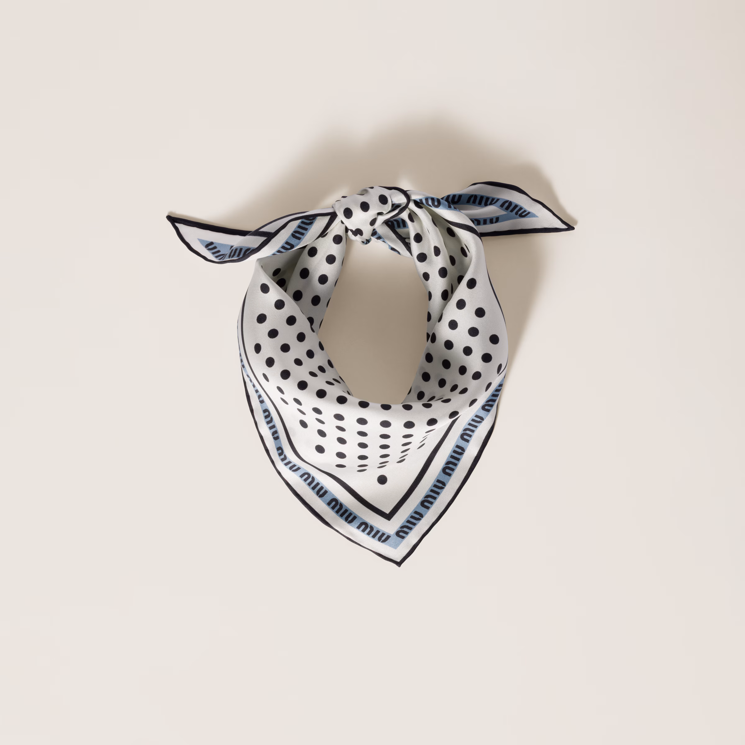 Printed Silk Twill Scarf