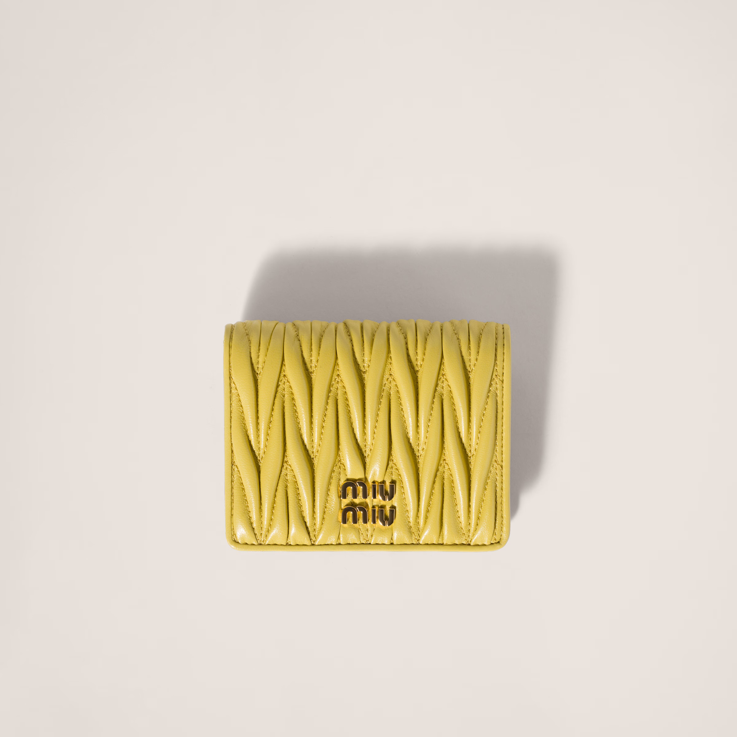 Small Matelassé Nappa Leather Wallet