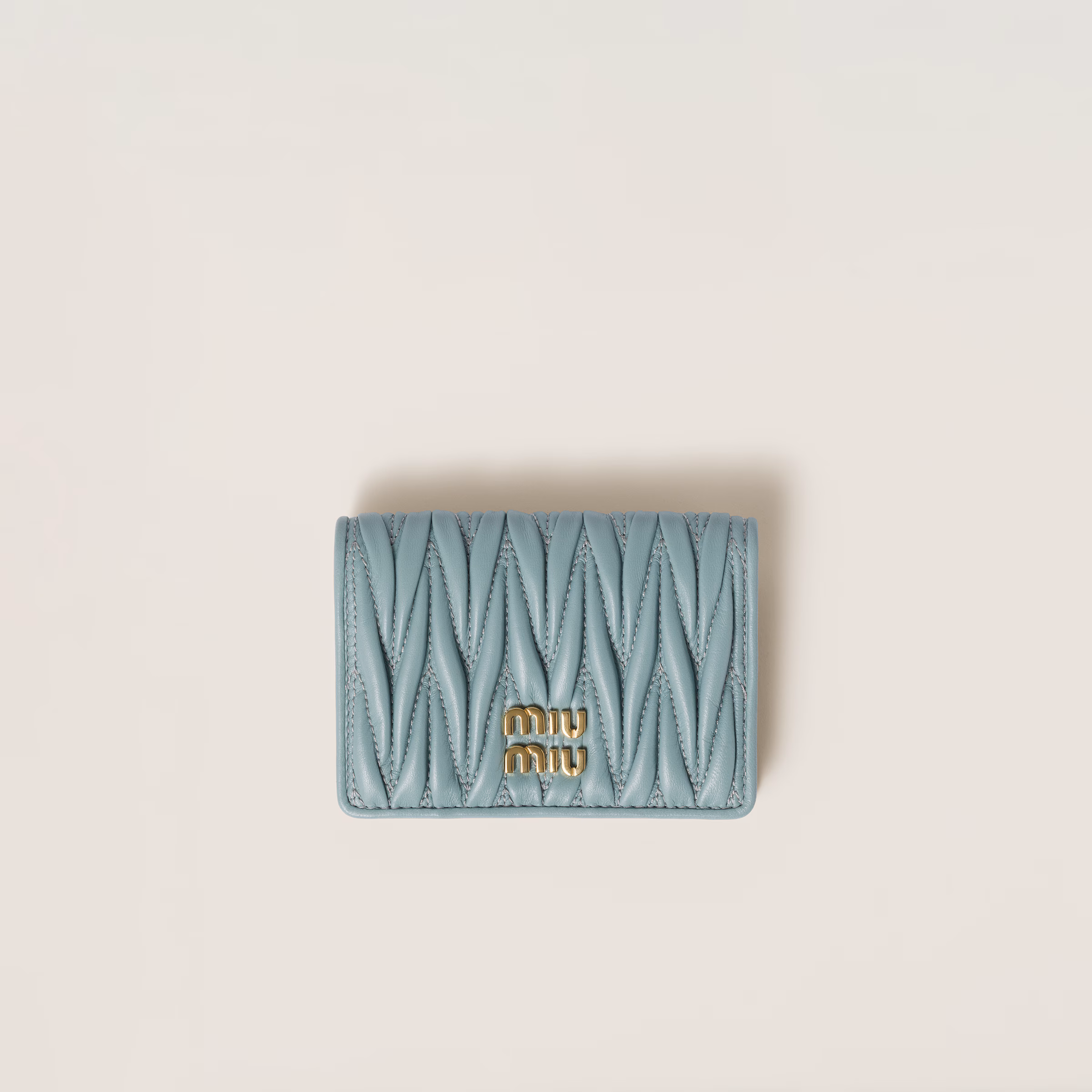 Matelassé Nappa Leather Card Holder