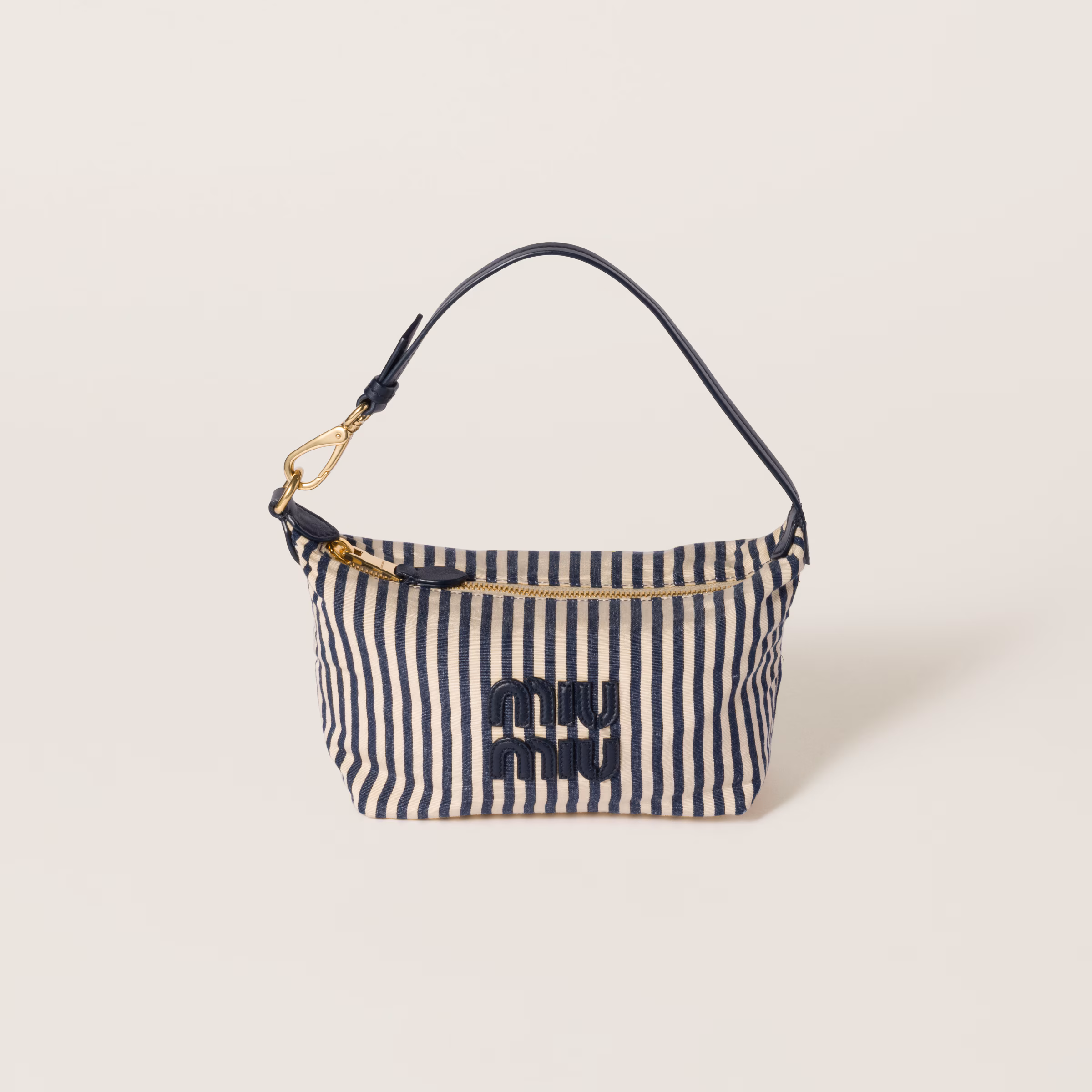 Jacquard Fabric Pouch With Logo