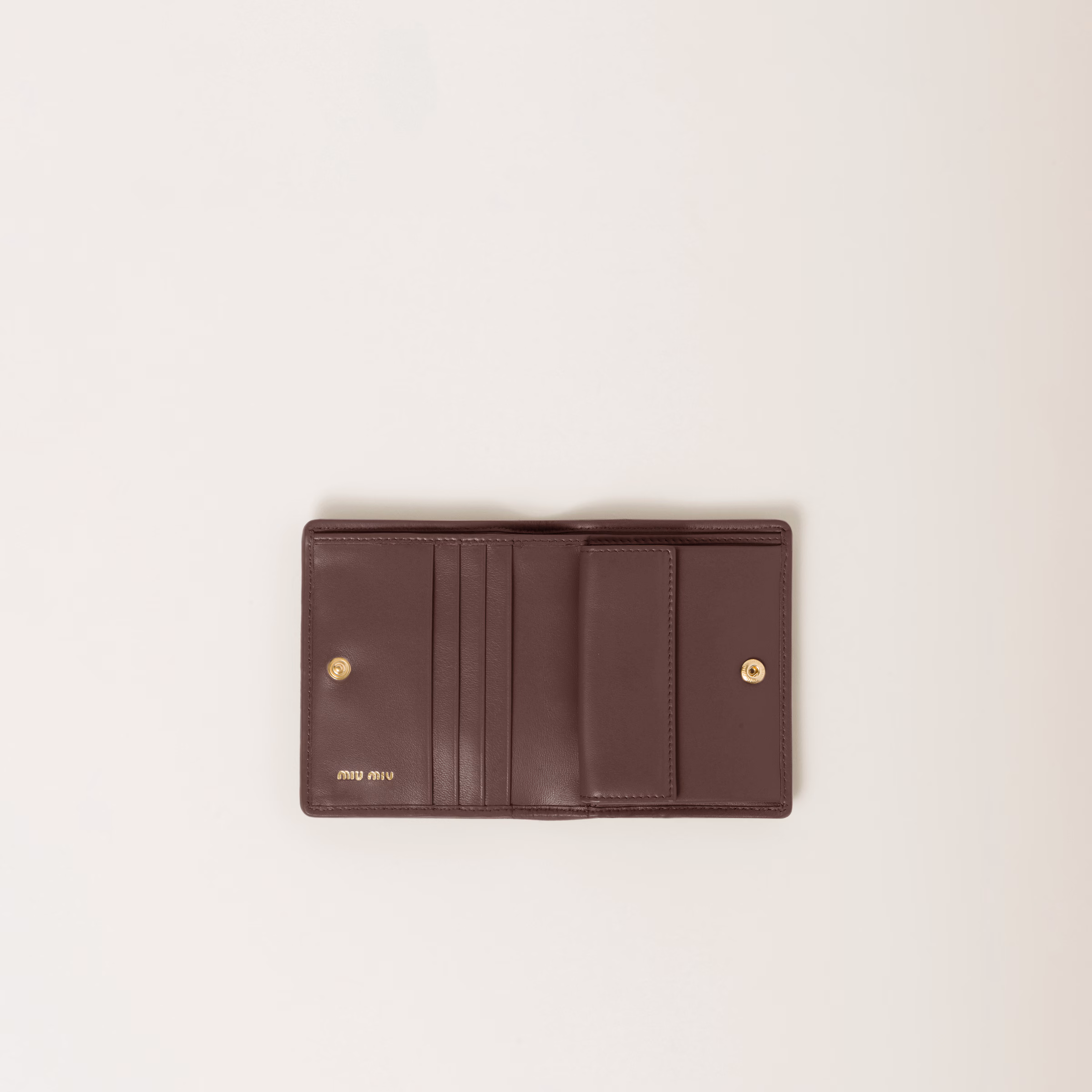 Small Matelassé Nappa Leather Wallet
