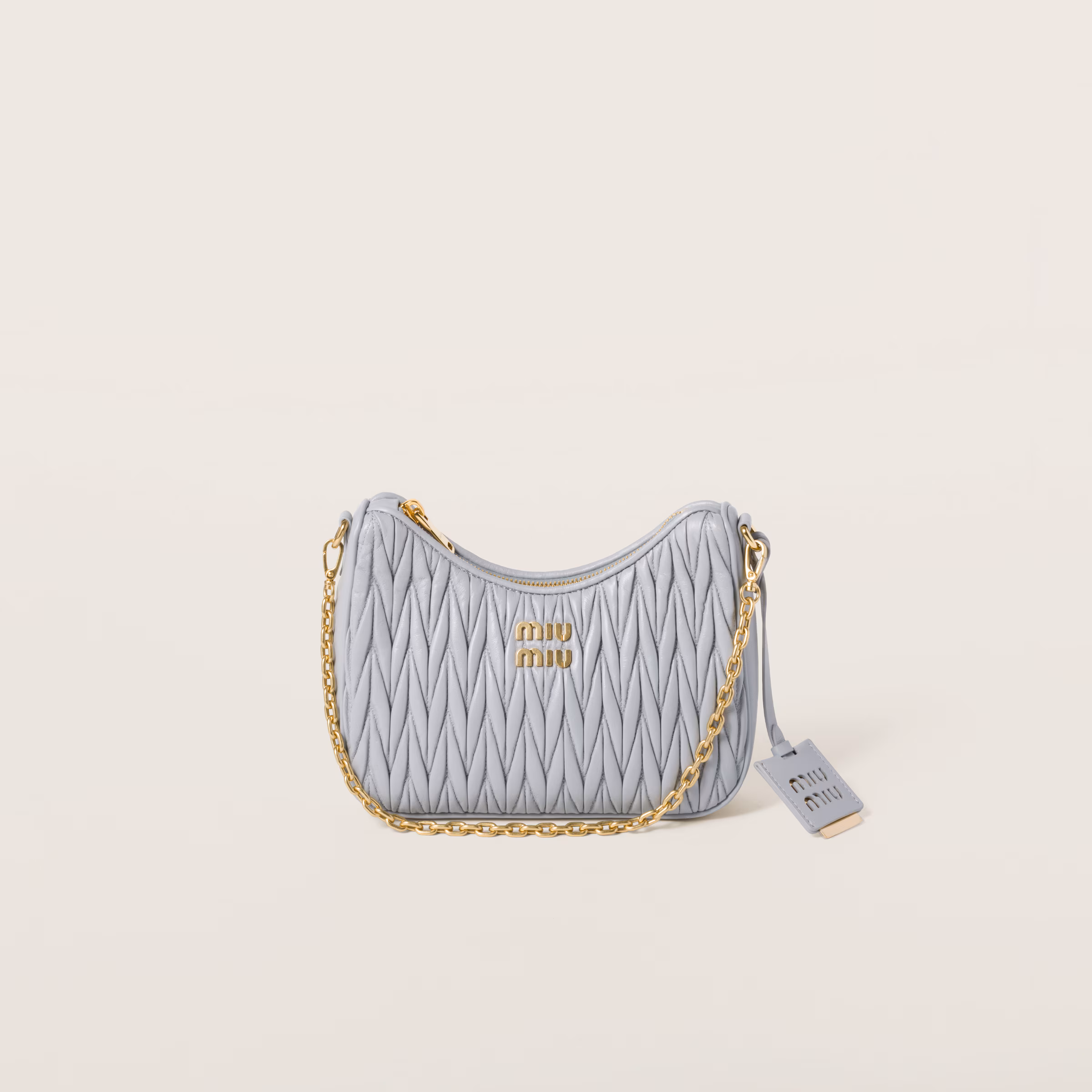 Matelassé Nappa Leather Shoulder Bag