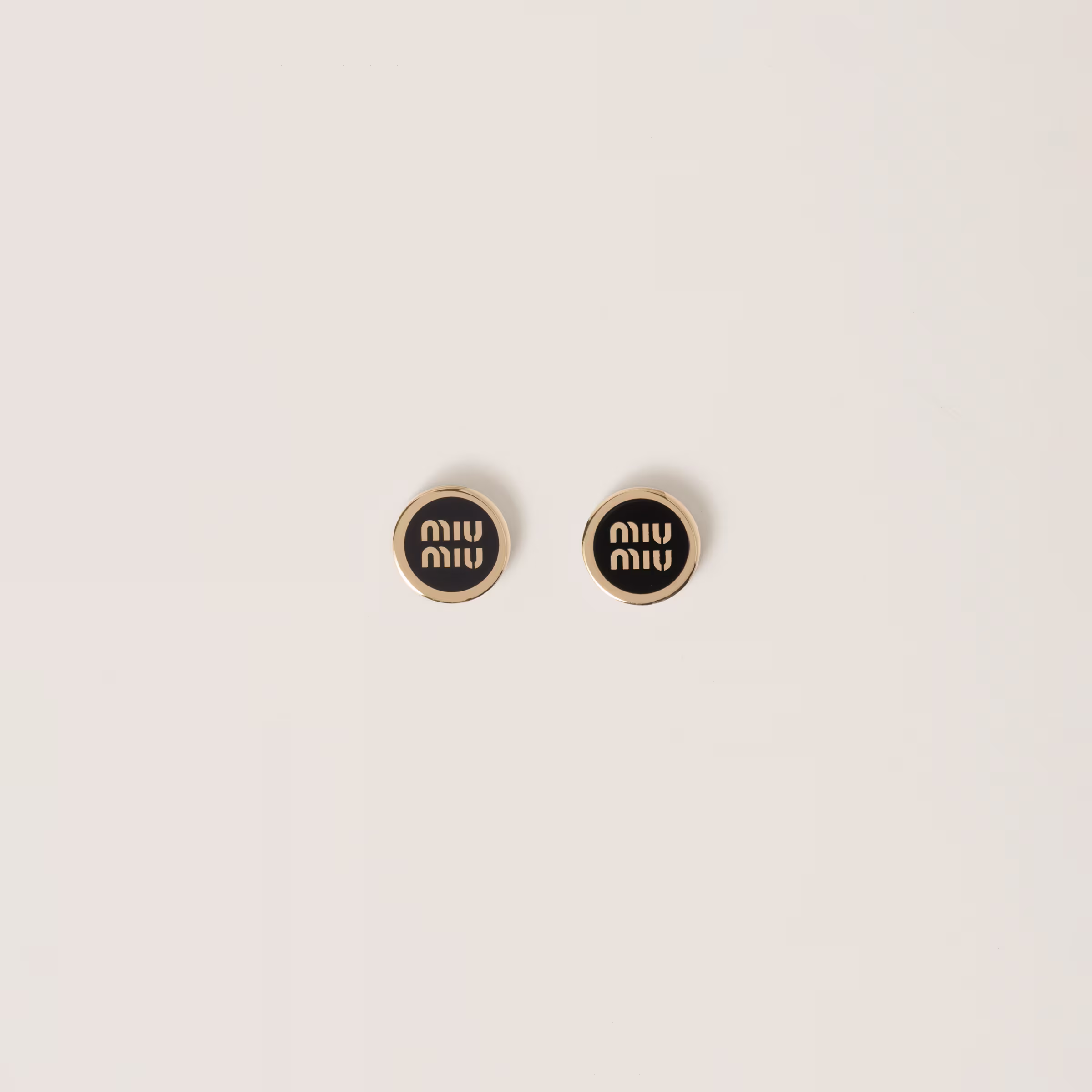 Enameled Metal Earrings