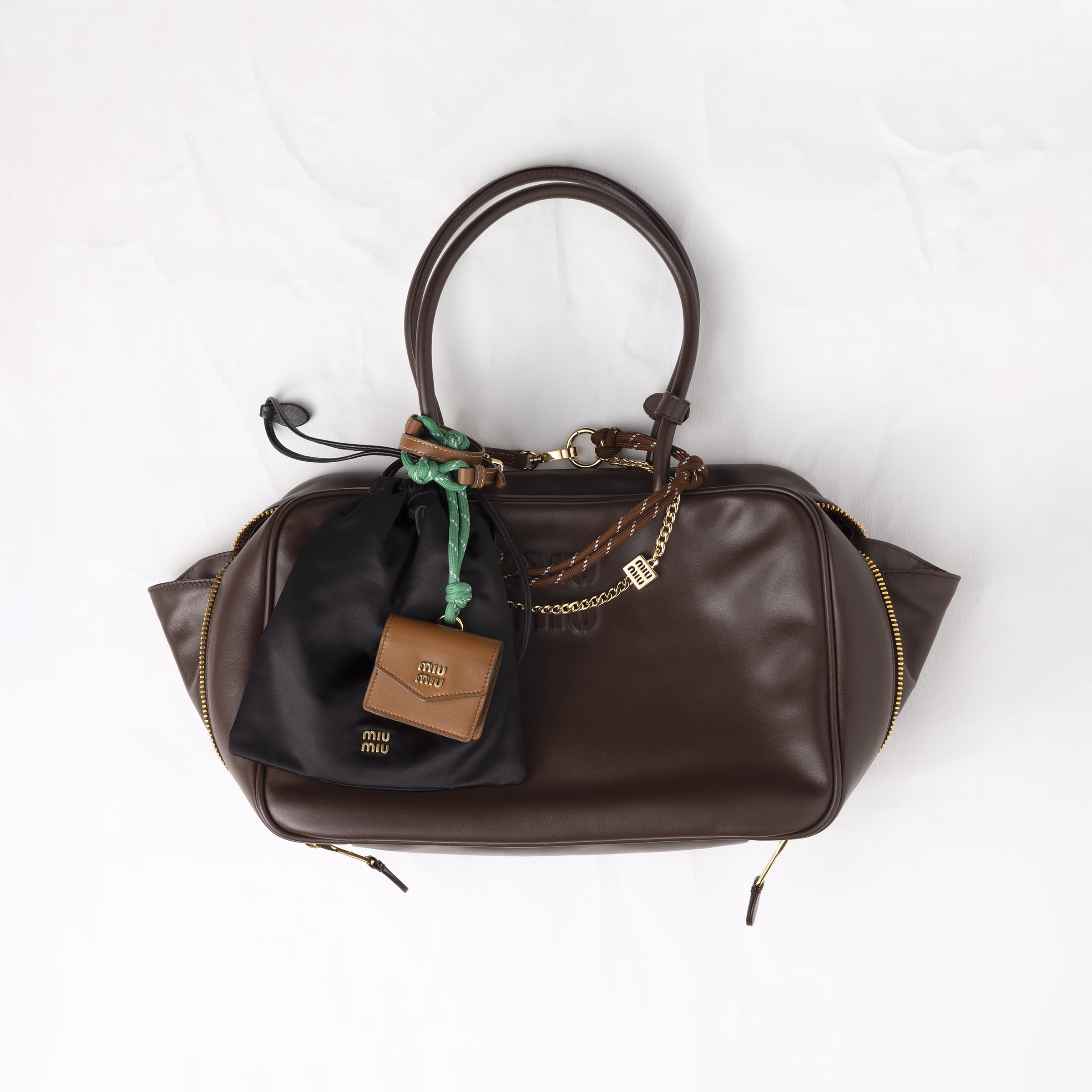 Leather, Cord And Metal Trick