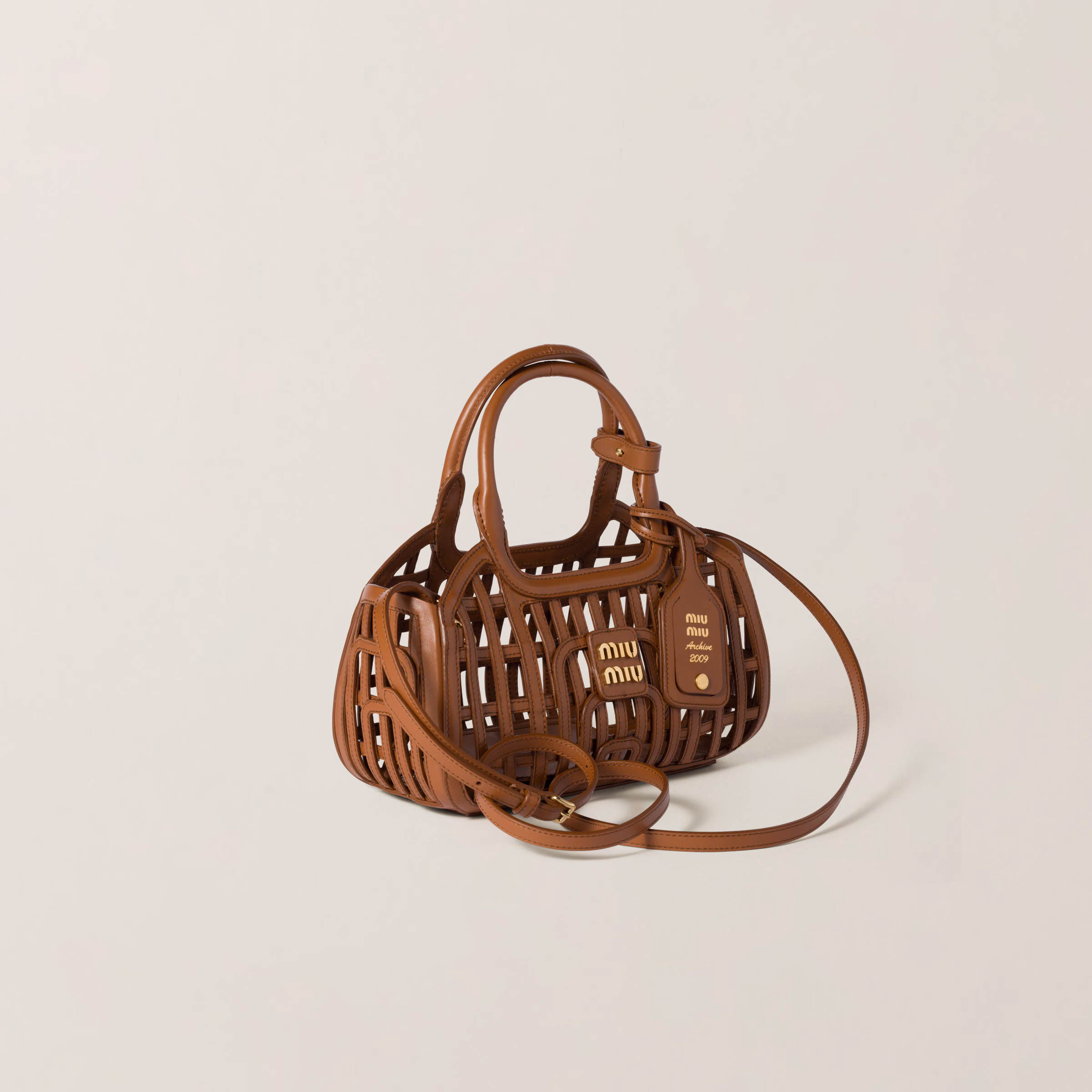 Leather Basket