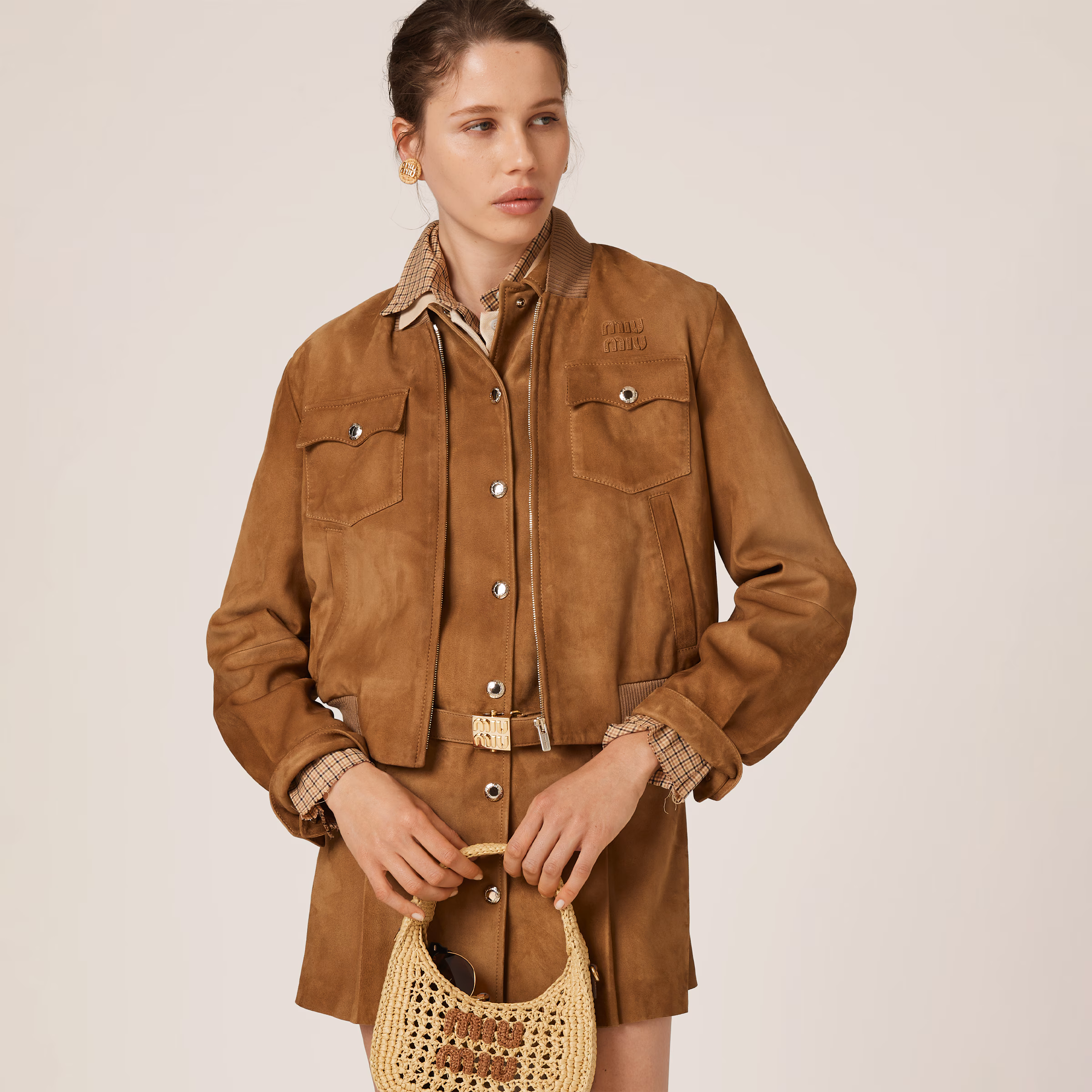 Suede Nappa Leather Jacket