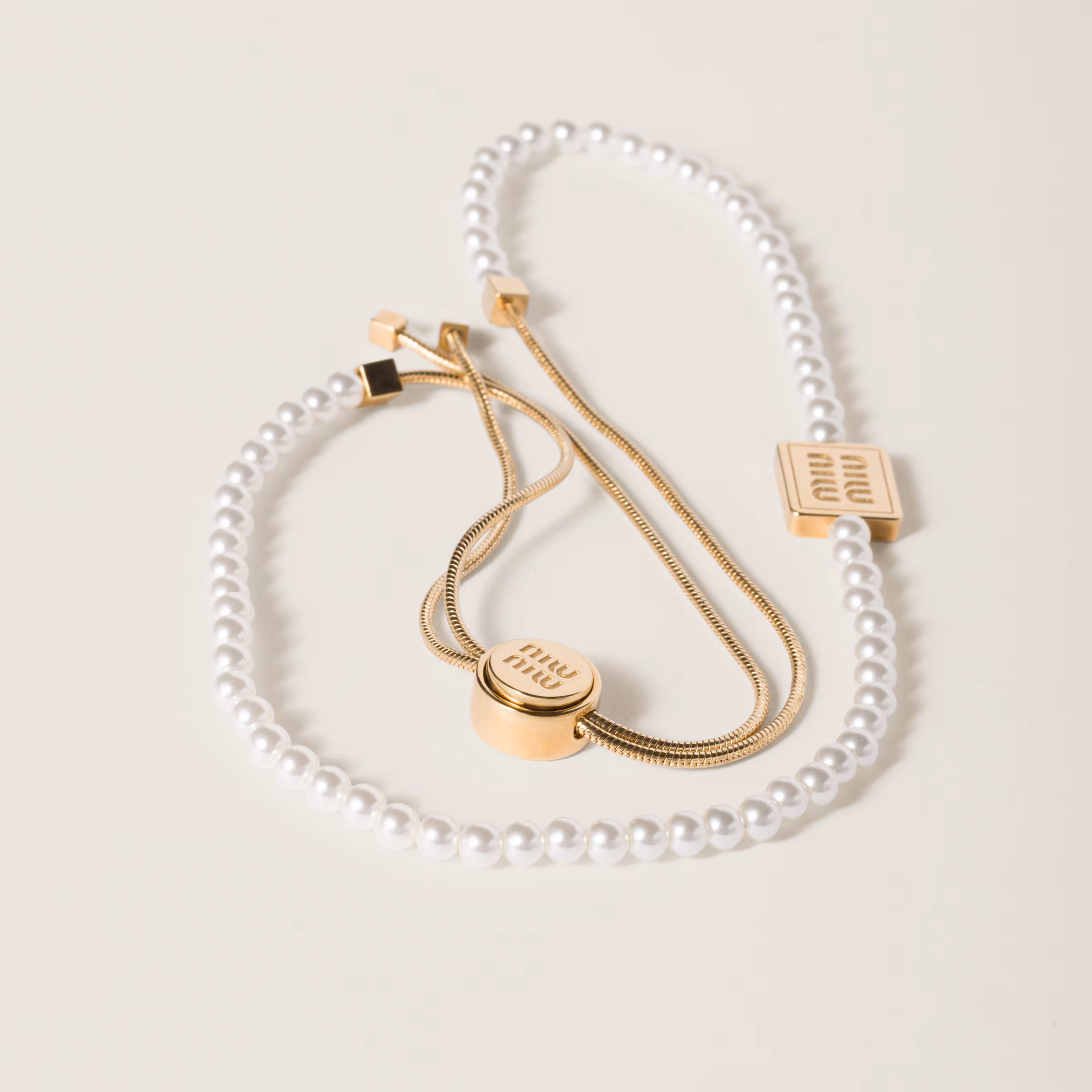 Pearl And Metal Choker