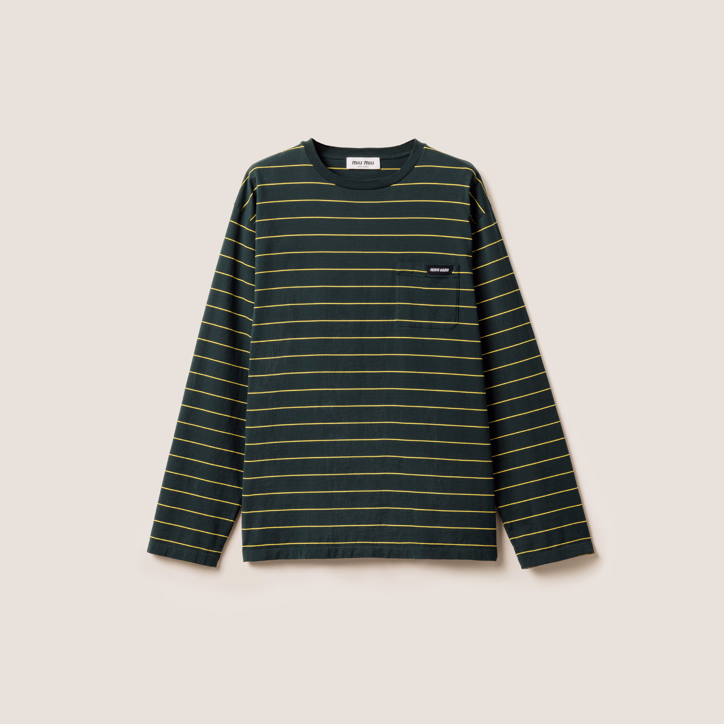 Long-Sleeved Cotton Jersey T-Shirt