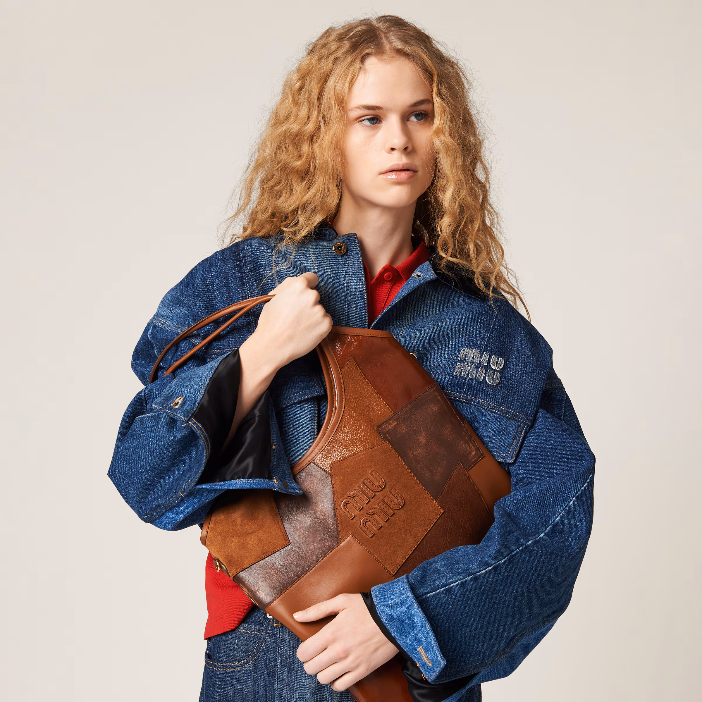 Ivy Leather Patchwork Bag