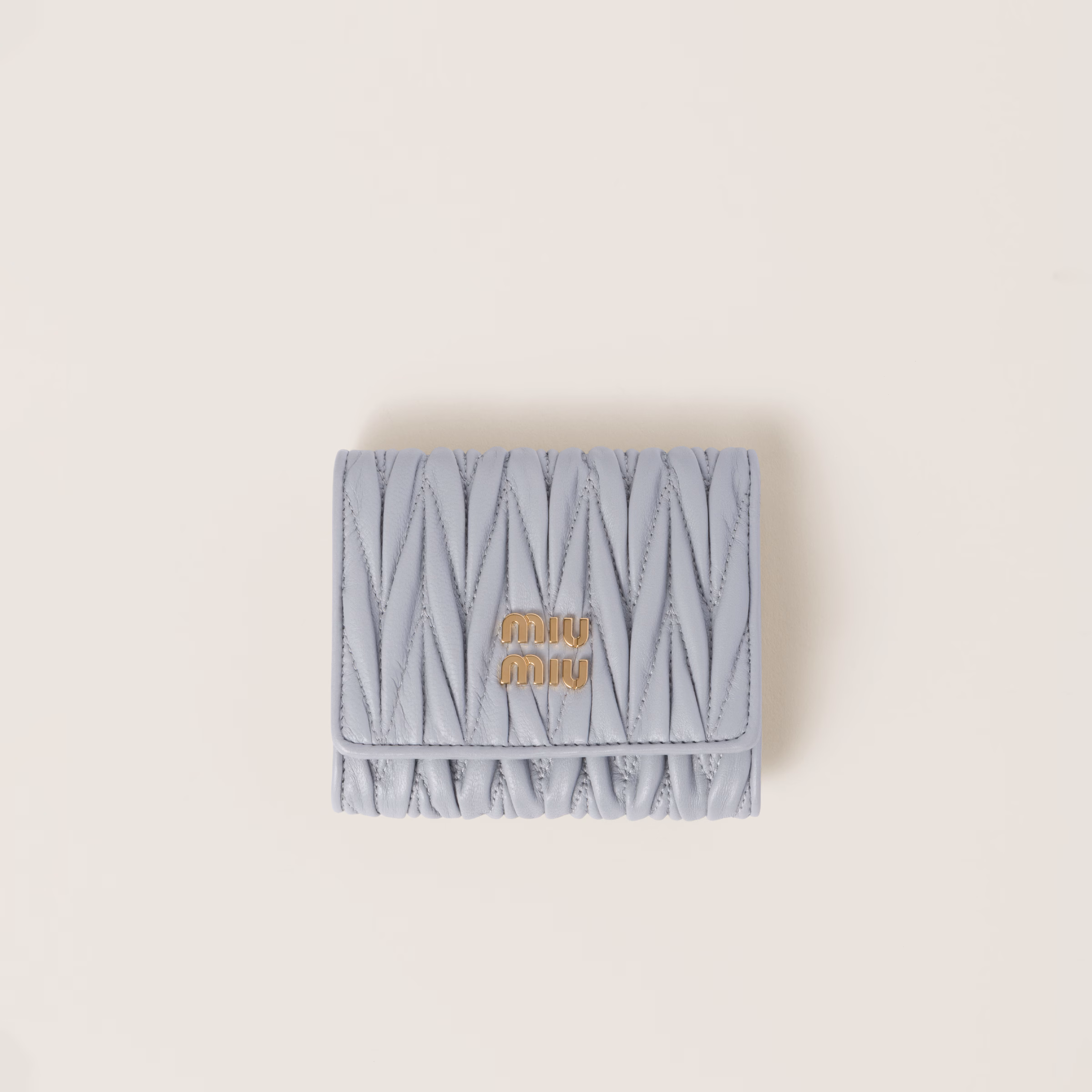 Small Matelassé Nappa Leather Wallet