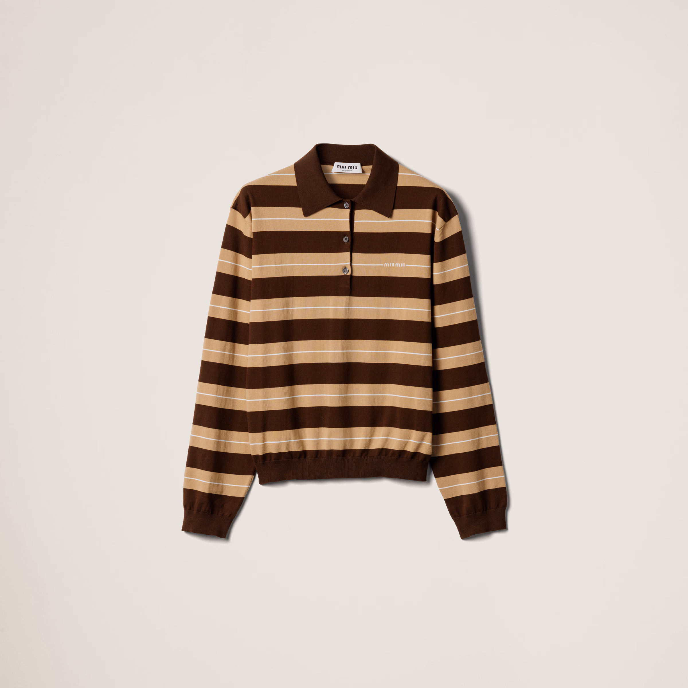 Cotton Knit Polo Shirt