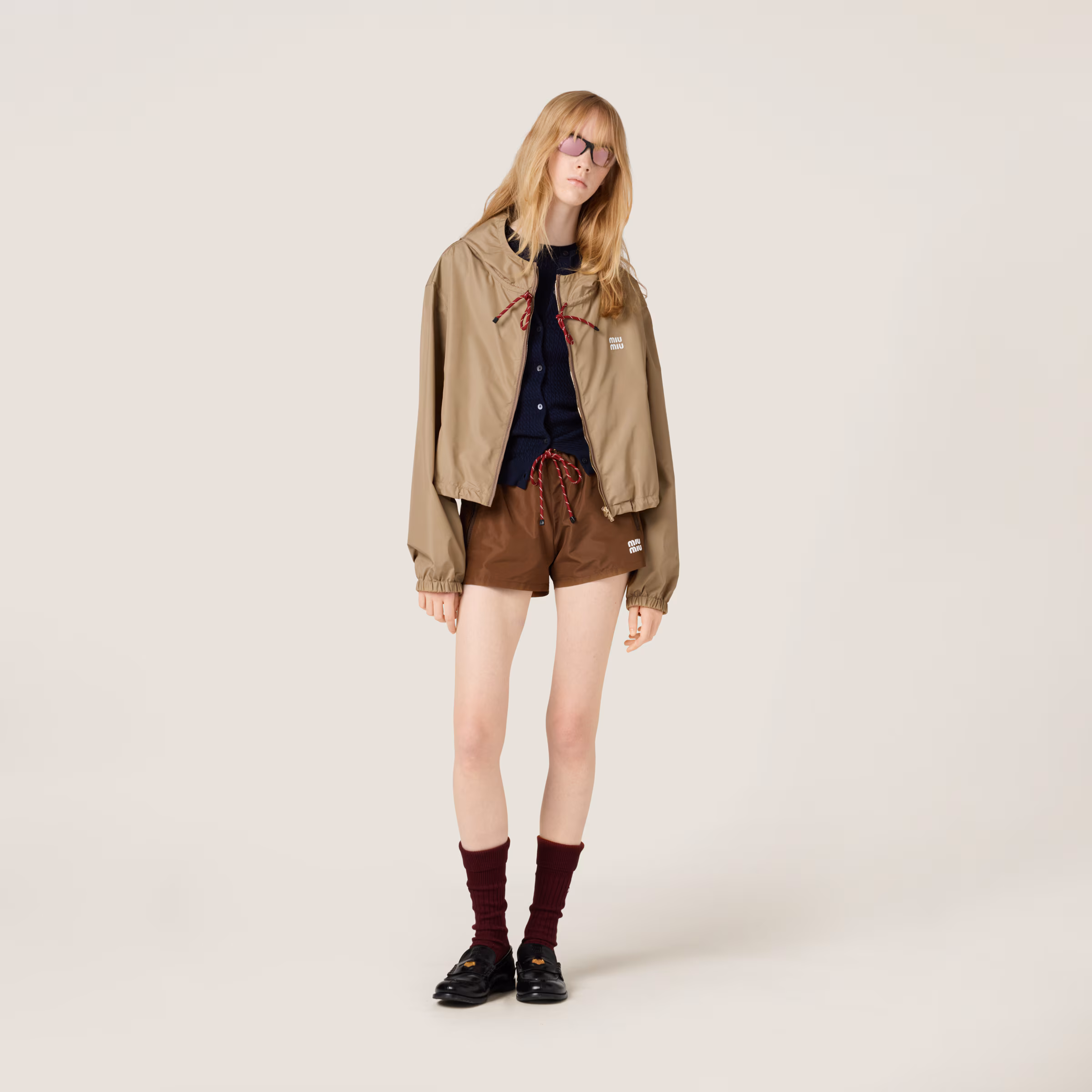 Technical Fabric Blouson Jacket