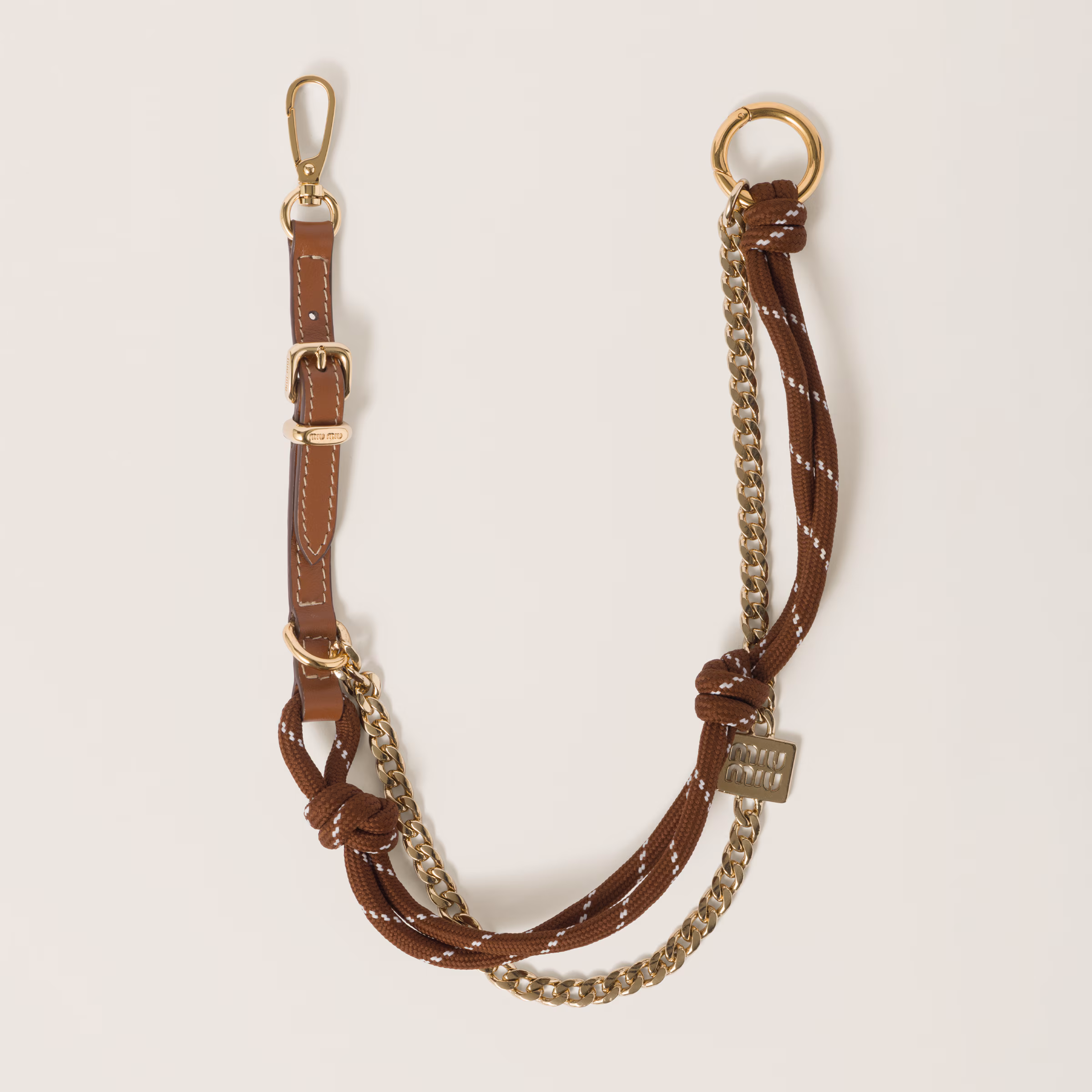 Leather, Cord And Metal Trick