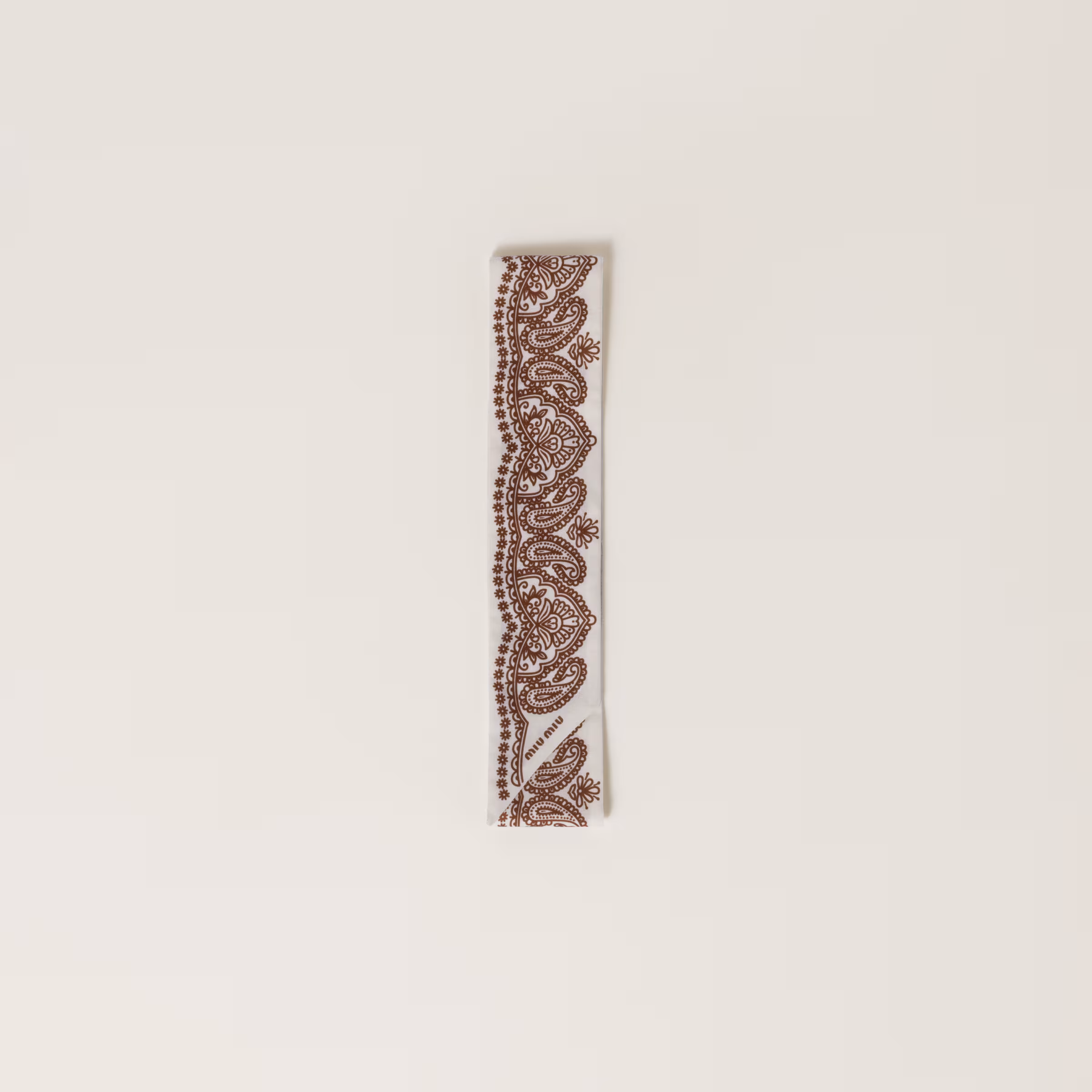 Printed Poplin Scarf