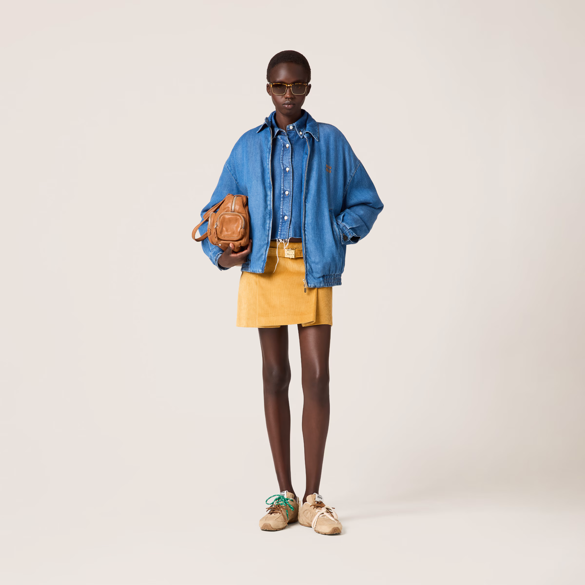 Corduroy Miniskirt