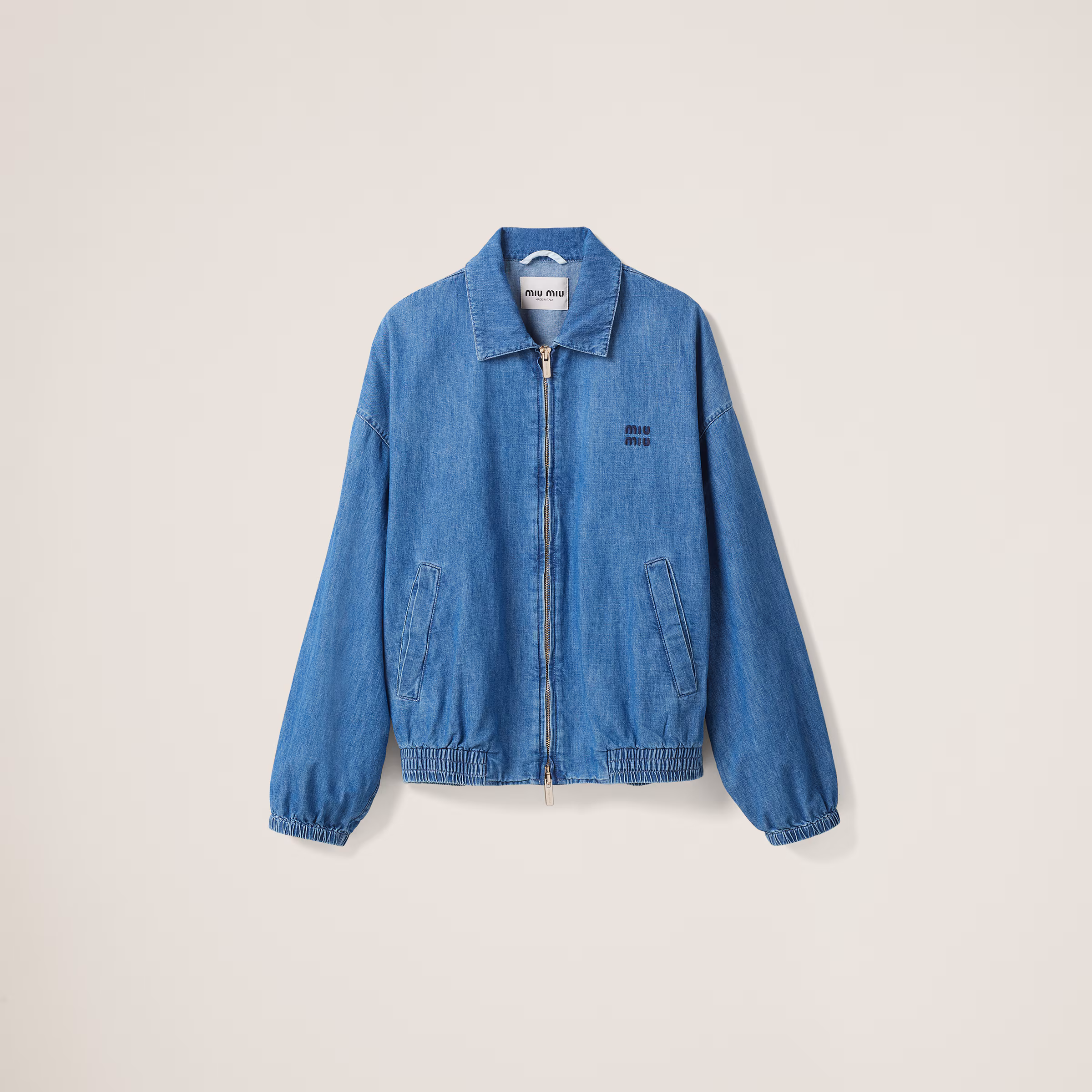 Chambray Blouson Jacket