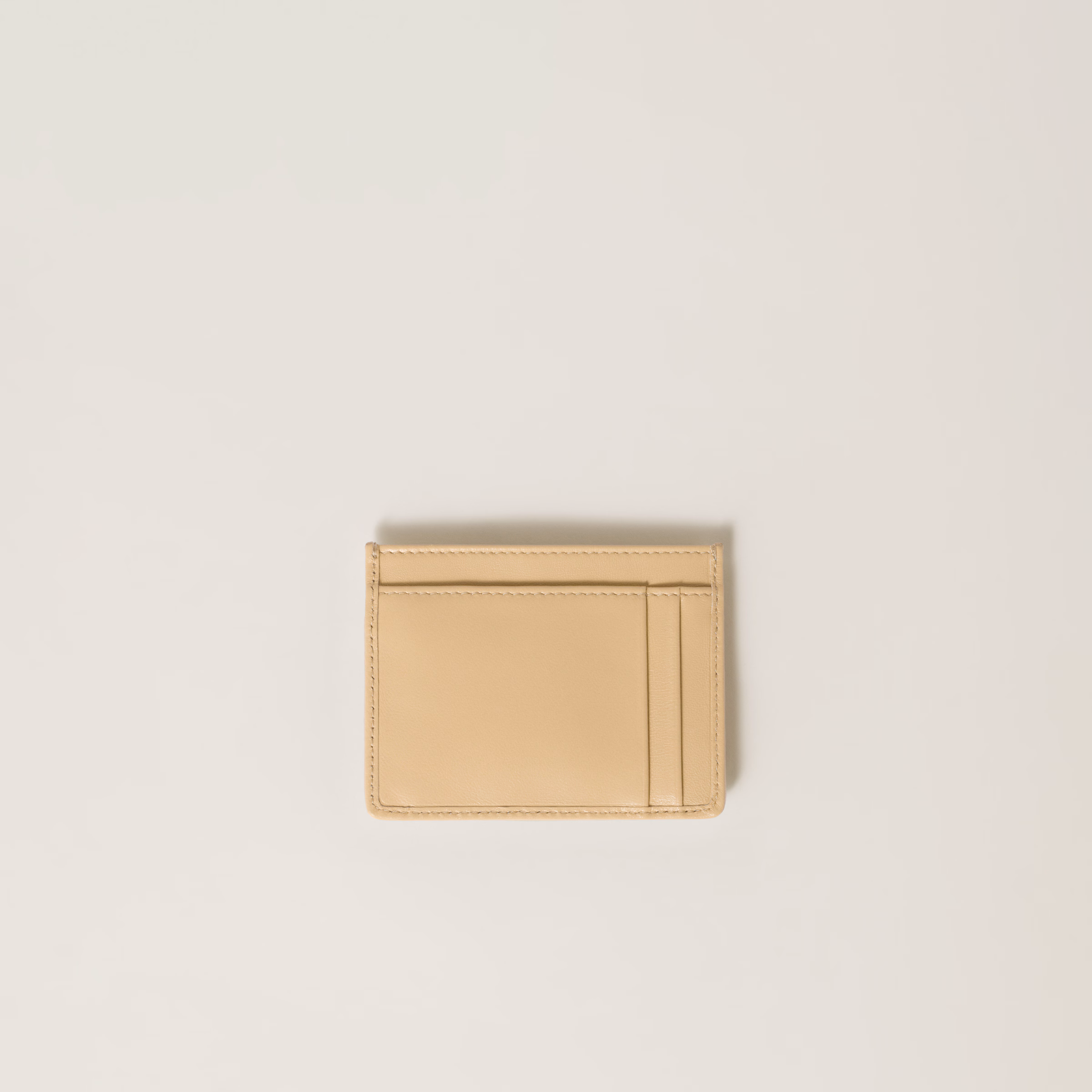 Matelassé Nappa Leather Card Holder