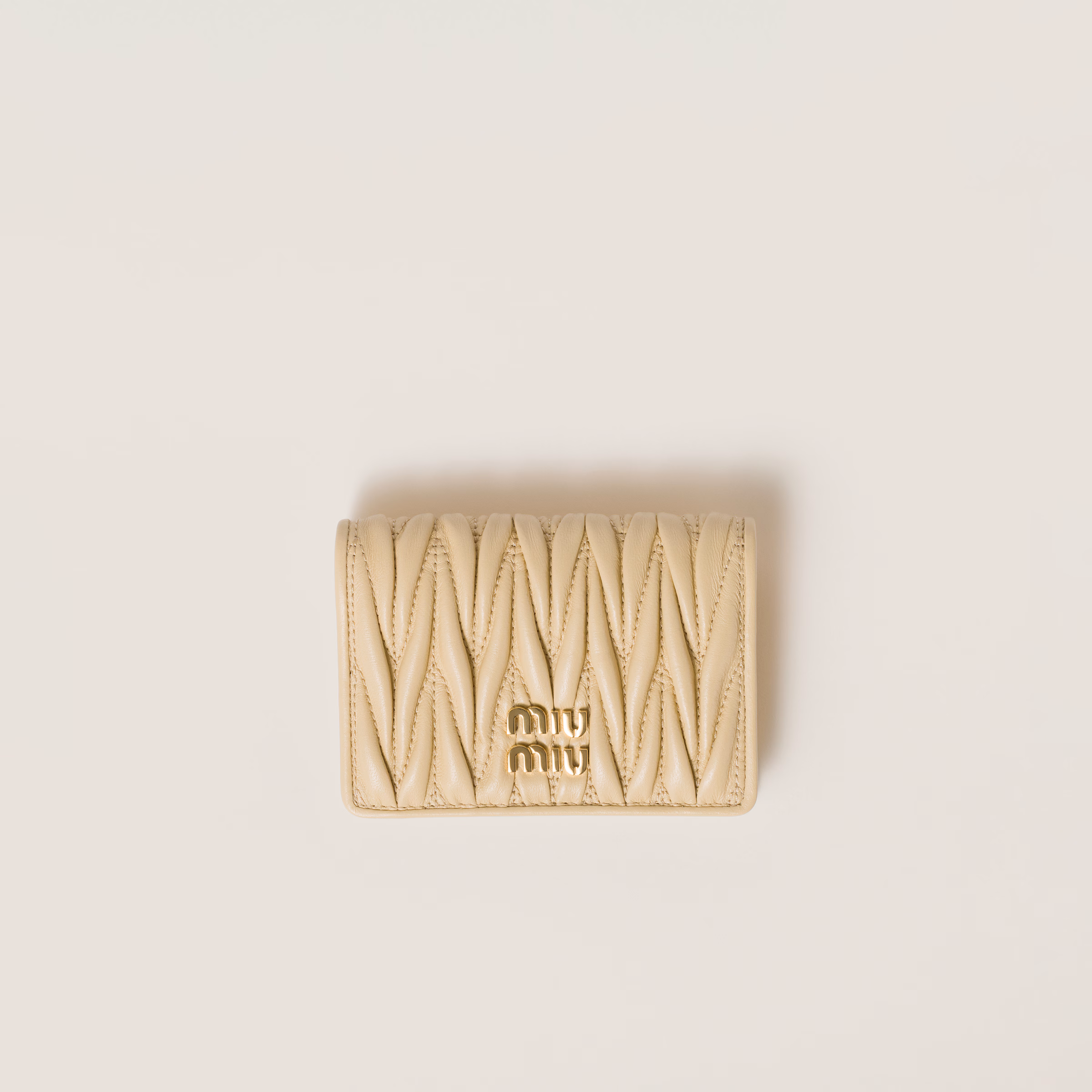 Matelassé Nappa Leather Card Holder