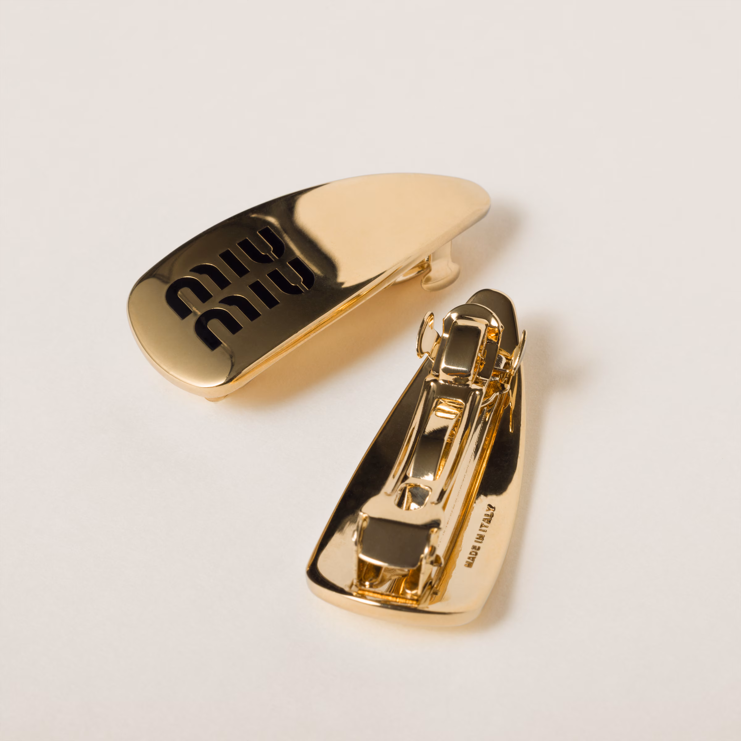 Enameled Metal Hair Clips