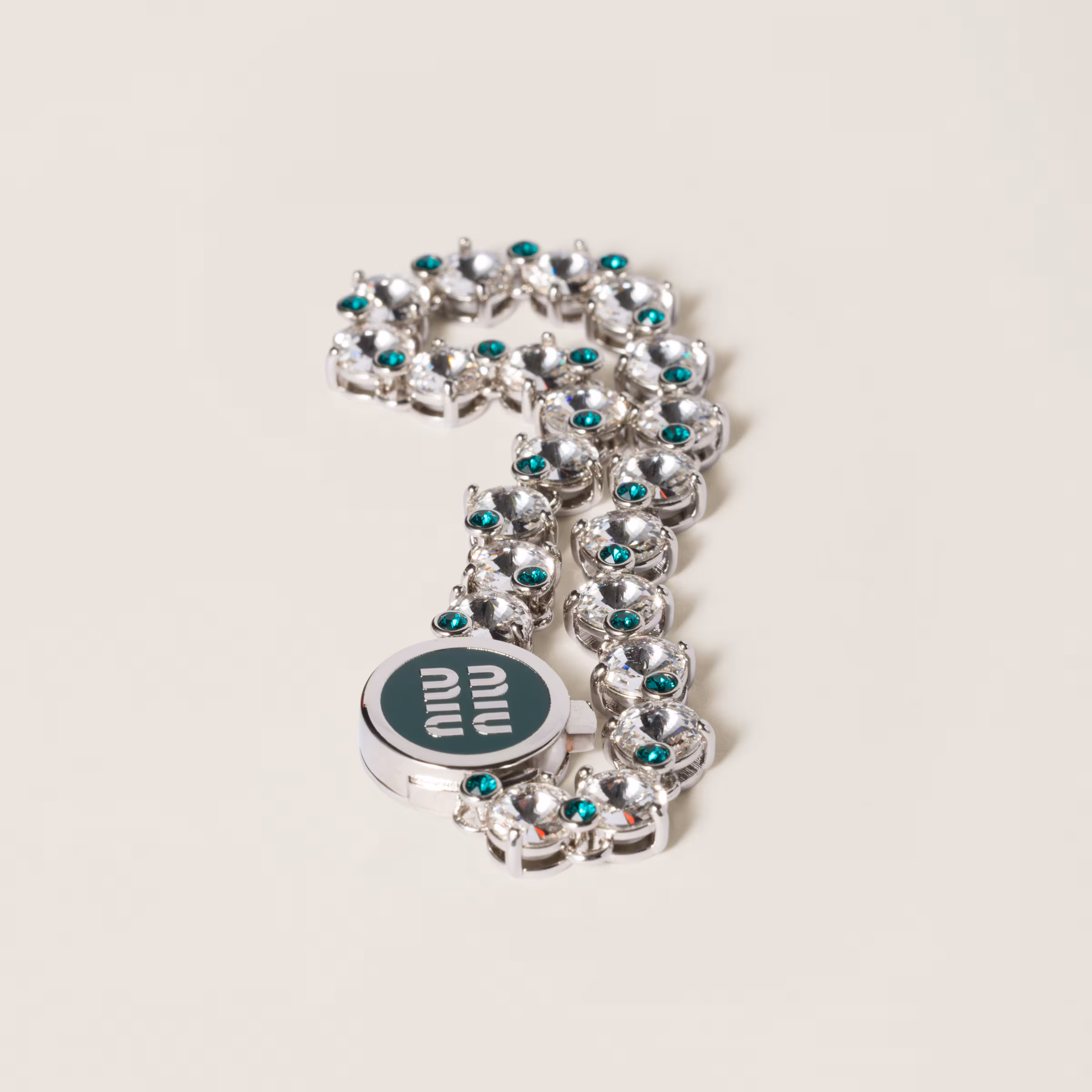 Metal Bracelet With Crystals