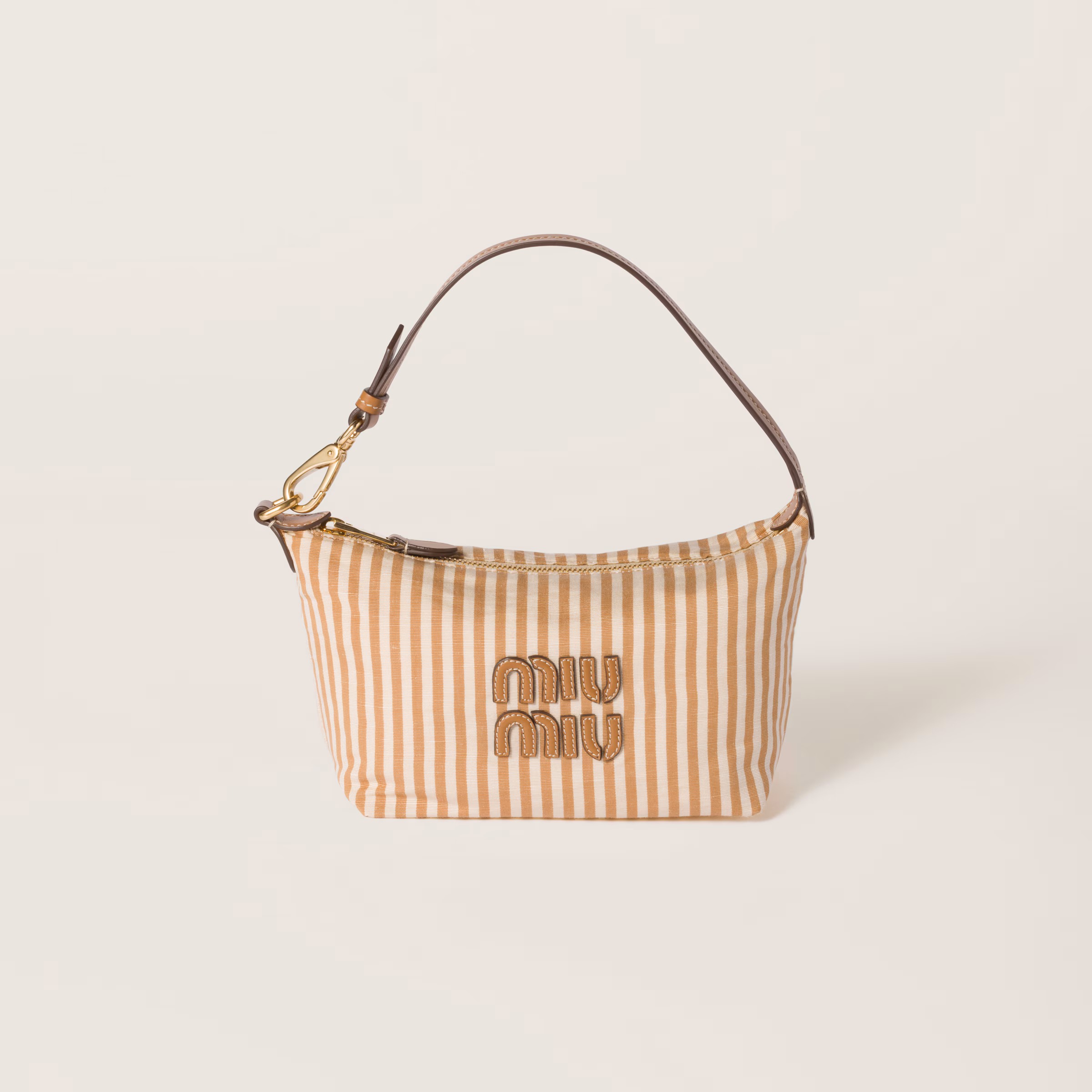 Jacquard Fabric Pouch With Logo