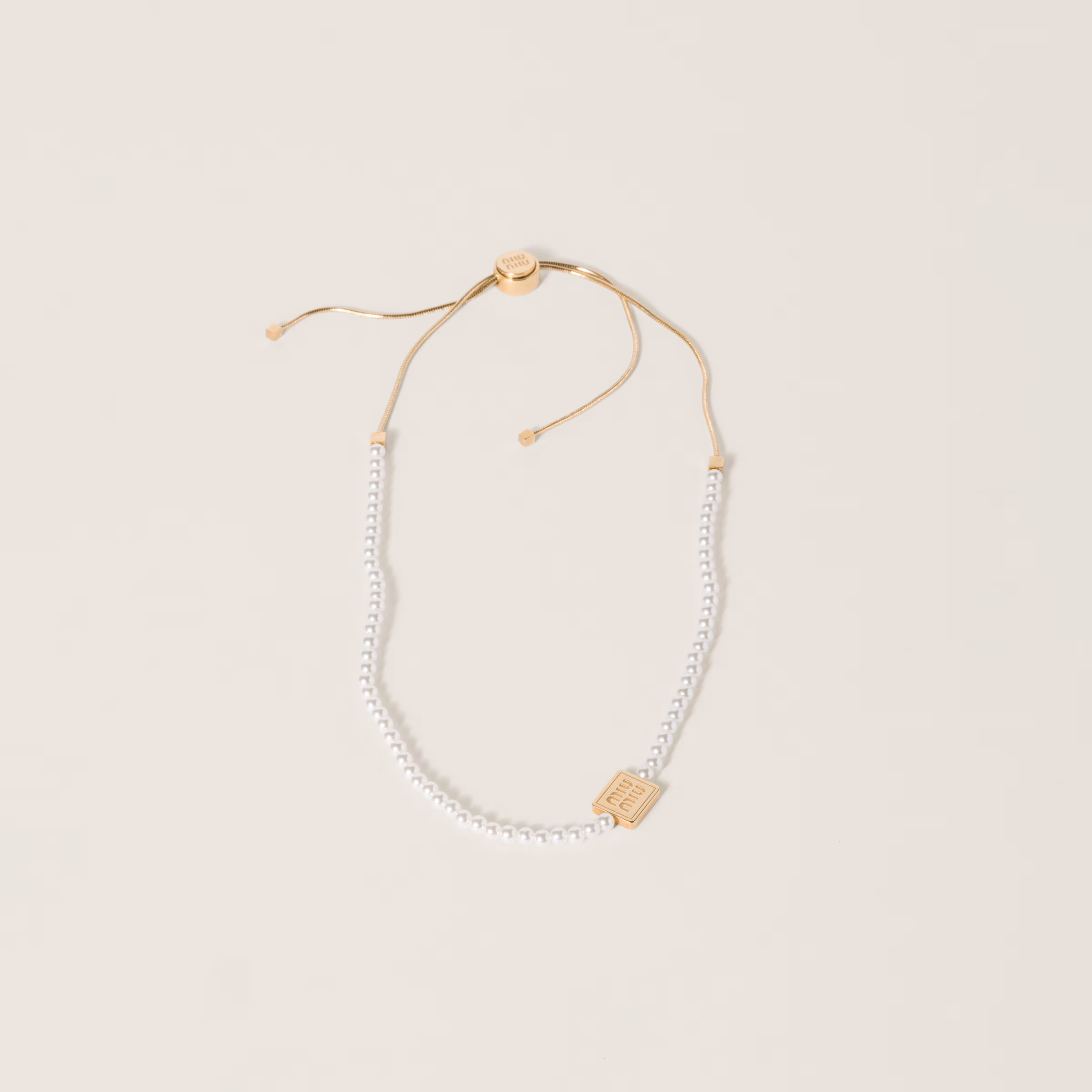 Pearl And Metal Choker