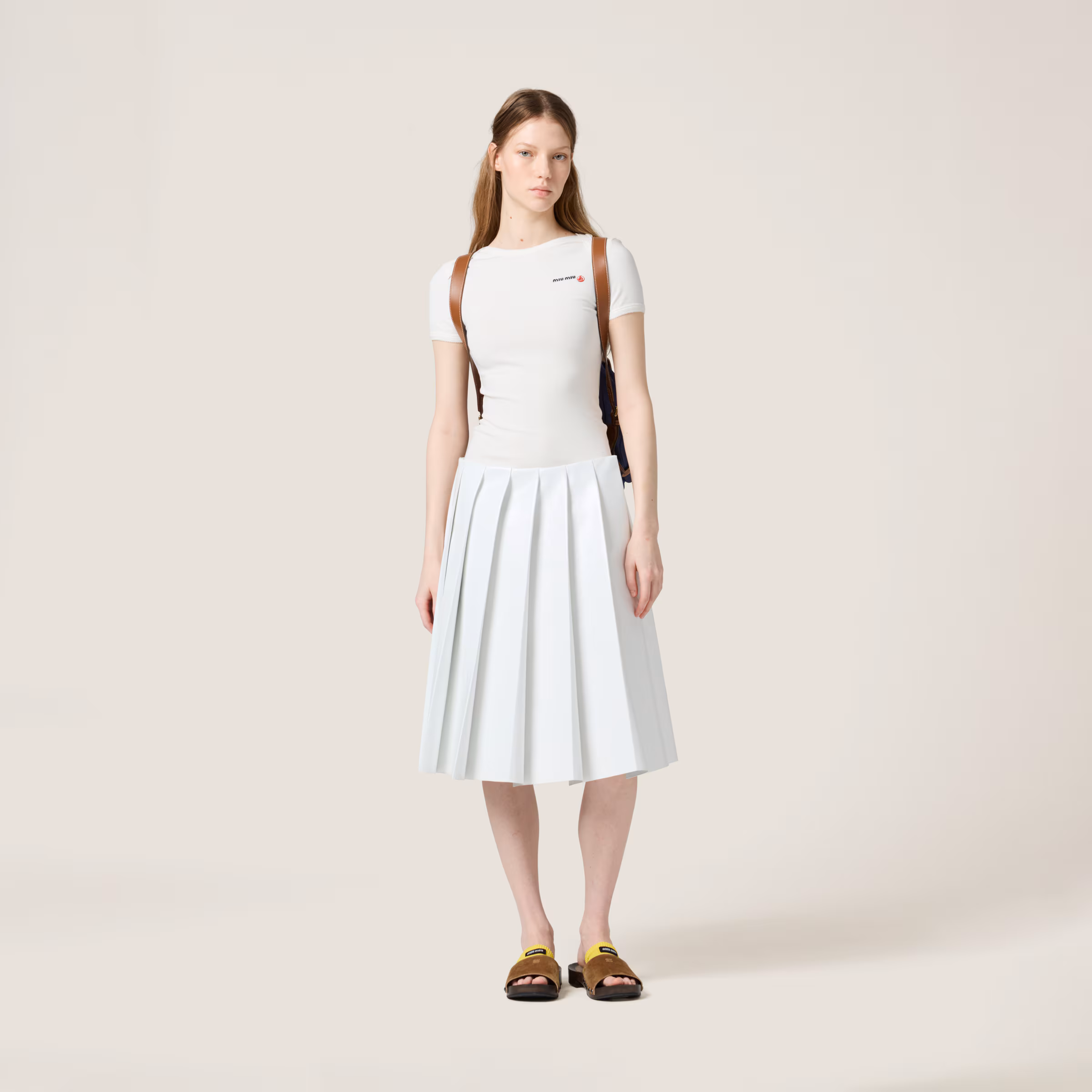Petit Bateau X Miu Miu Stretch Jersey Regular T-Shirt