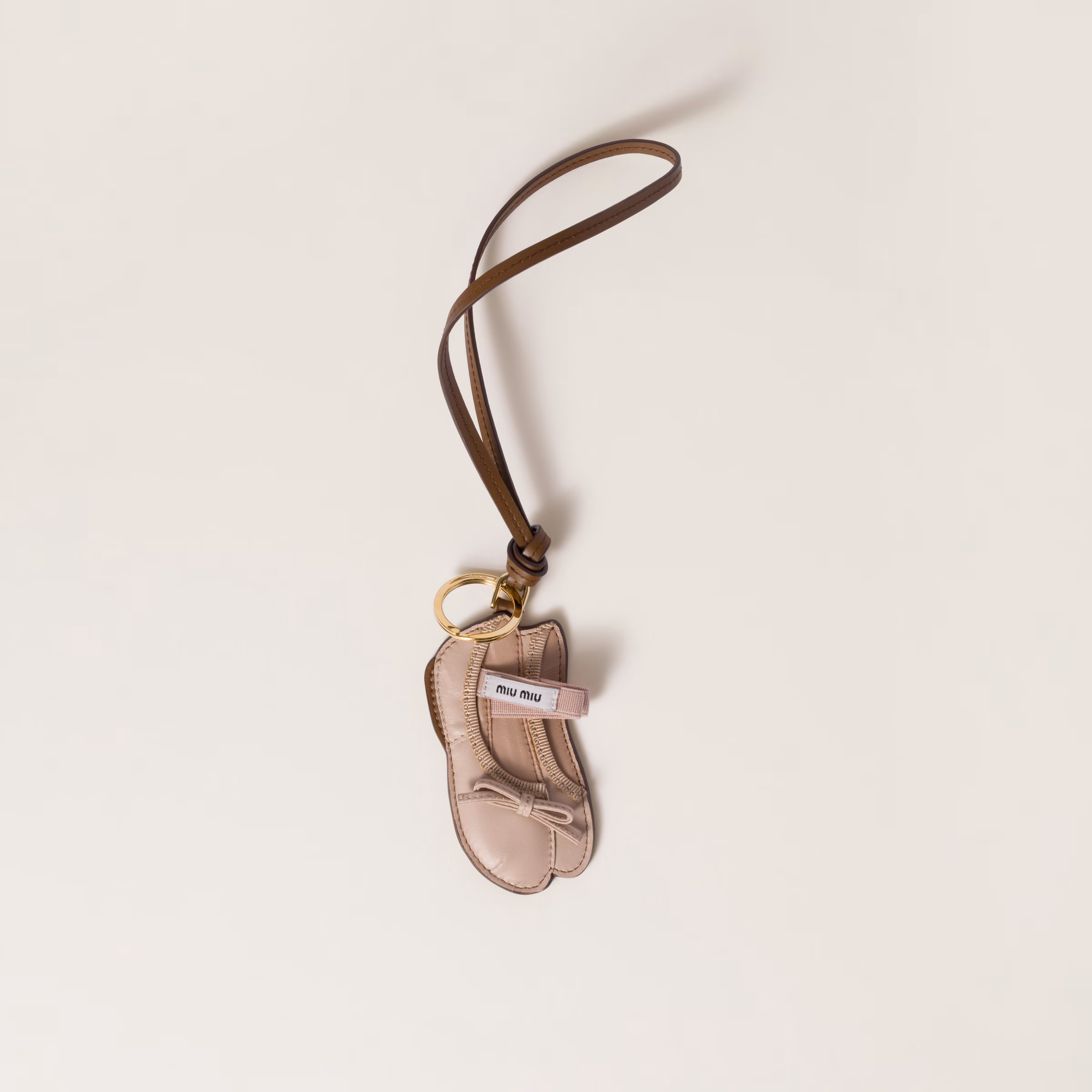 Miu Ballet Leather Keychain Trick