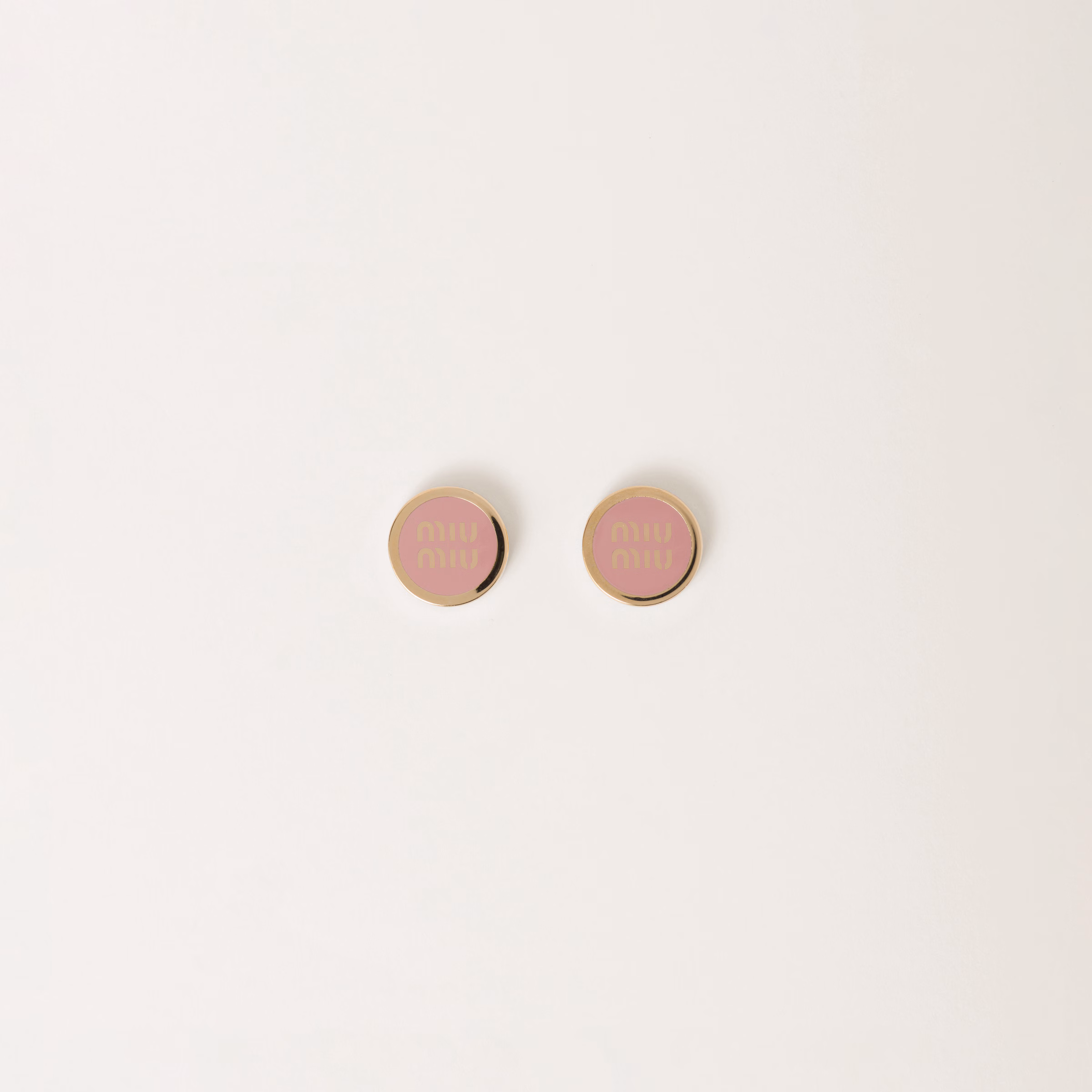 Enameled Metal Earrings