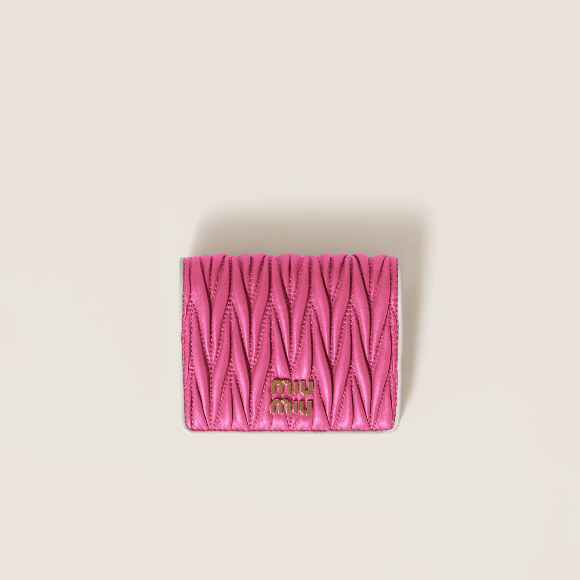 Small Matelassé Nappa Leather Wallet