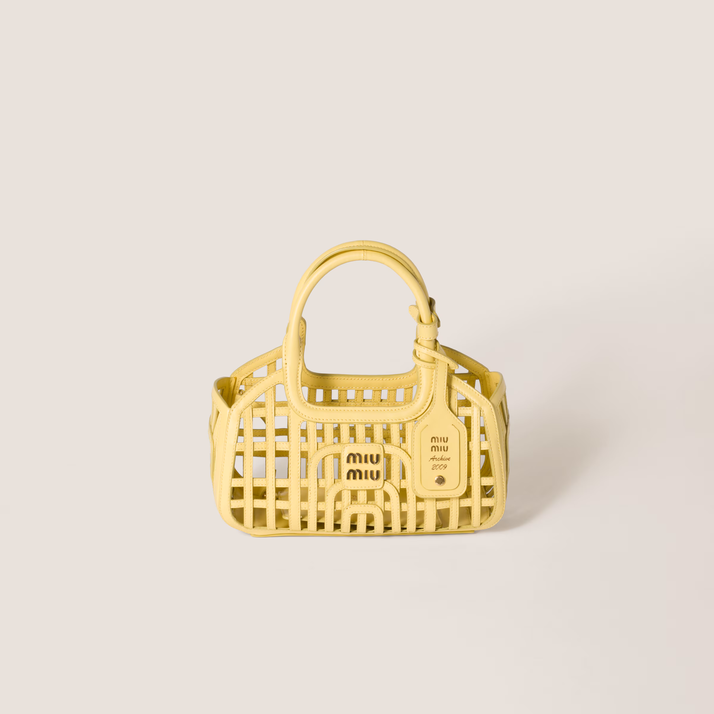 Leather Basket