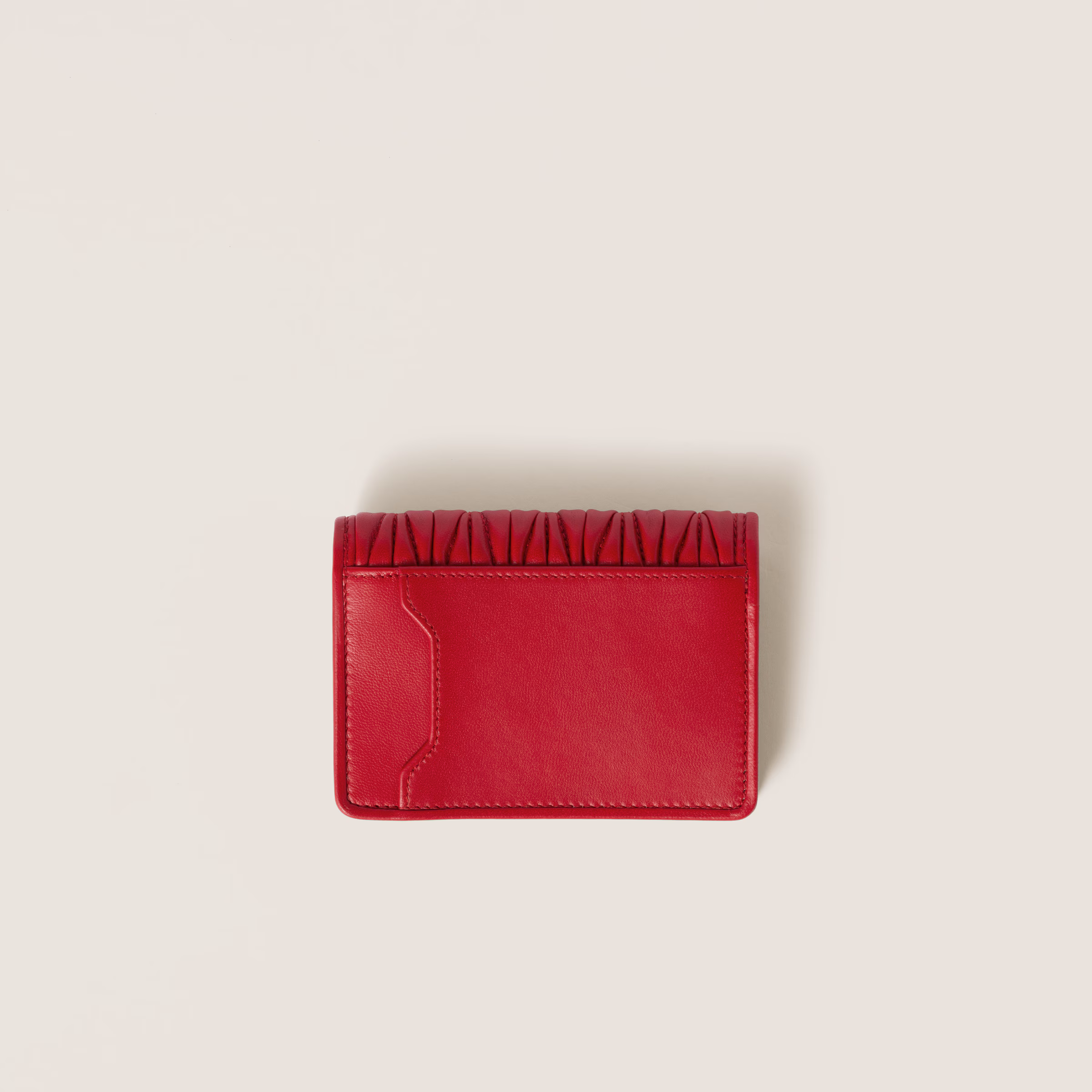 Matelassé Nappa Leather Card Holder