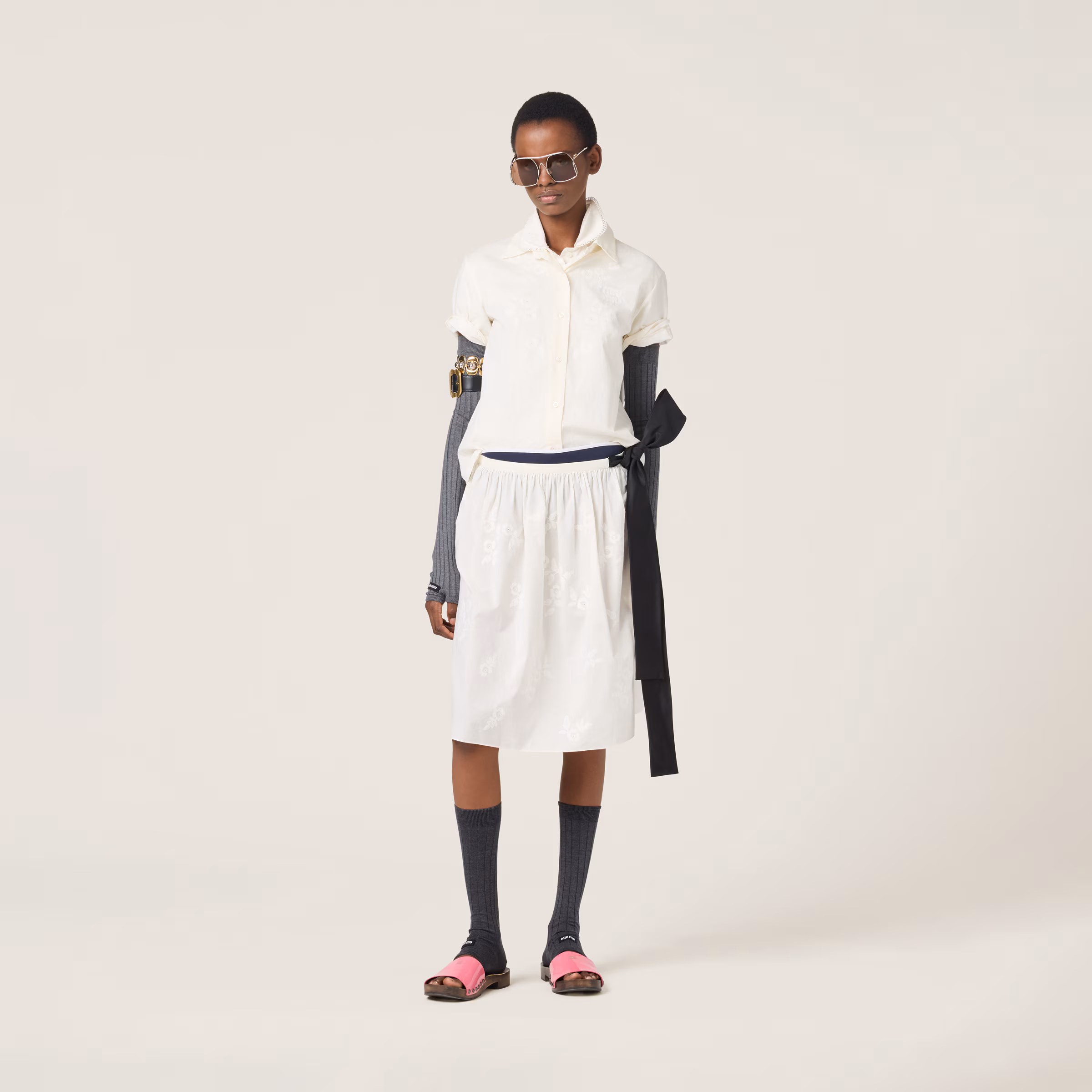 Embroidered Batiste Shirt