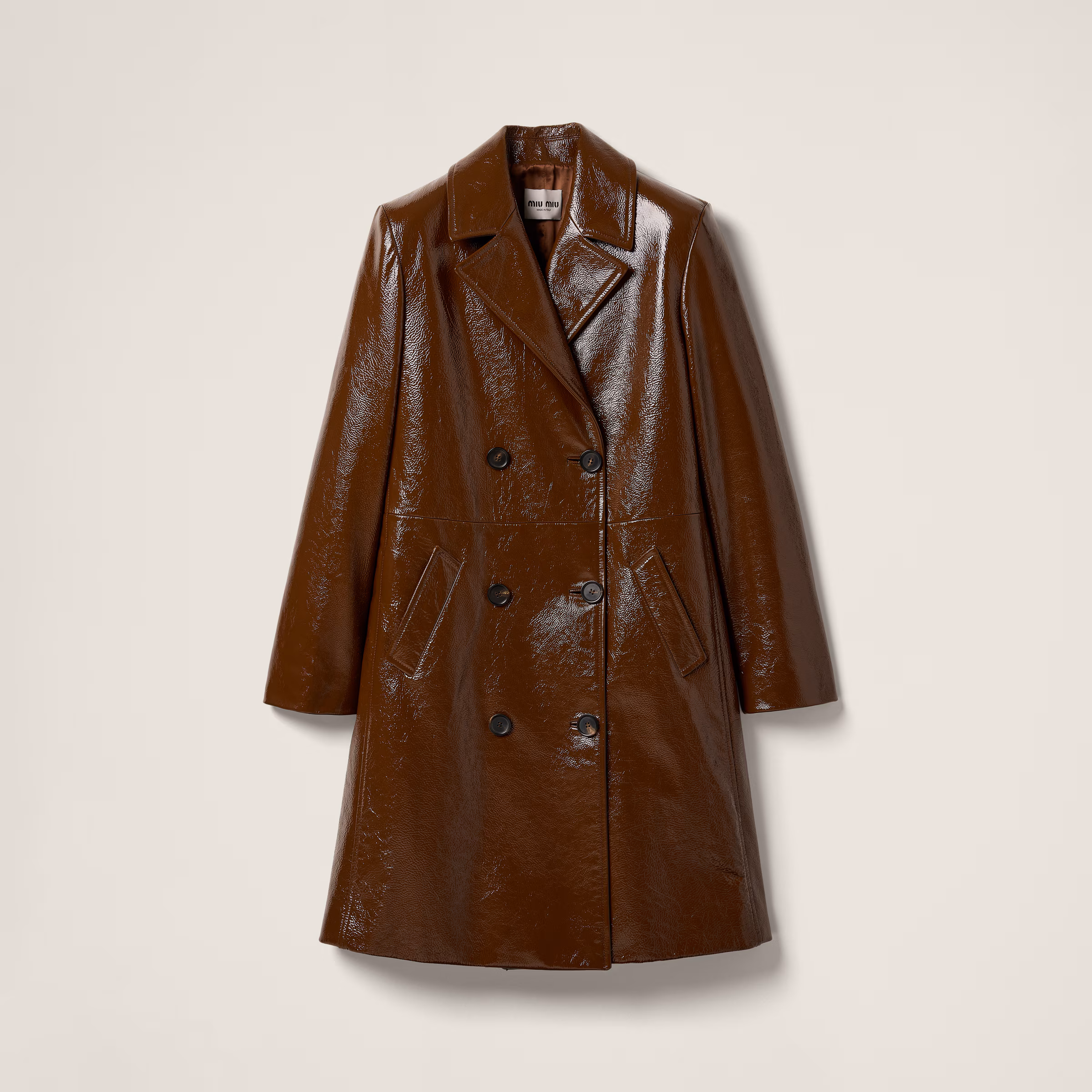 Double-Breasted Naplak Coat