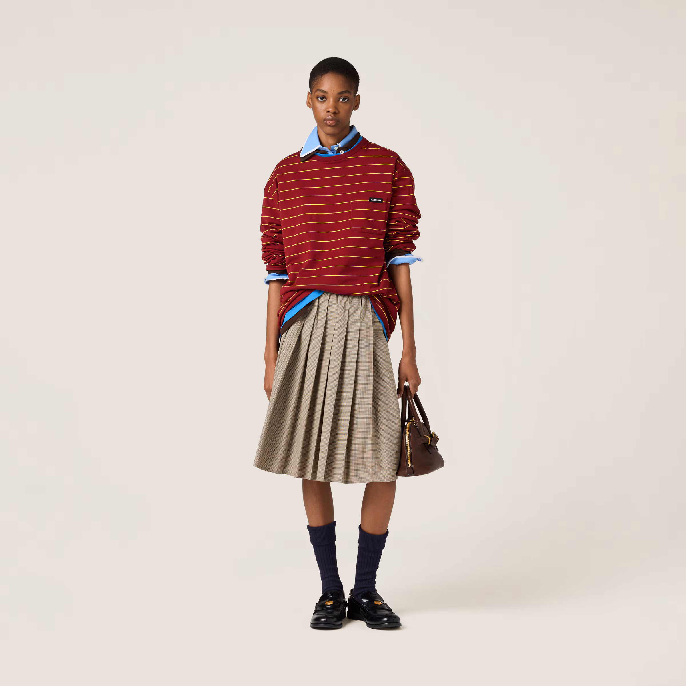 Long-Sleeved Cotton Jersey T-Shirt